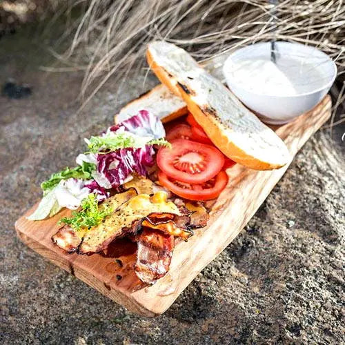 Sandwich mit speck und aioli - Campingaz & Coleman