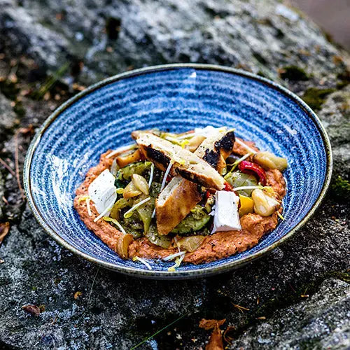 Hausgemachte geröstete brotpfannkuchen - Campingaz & Coleman