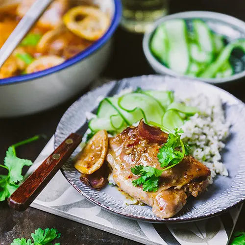 Süß-scharfe hähnchenschenkel - Campingaz & Coleman