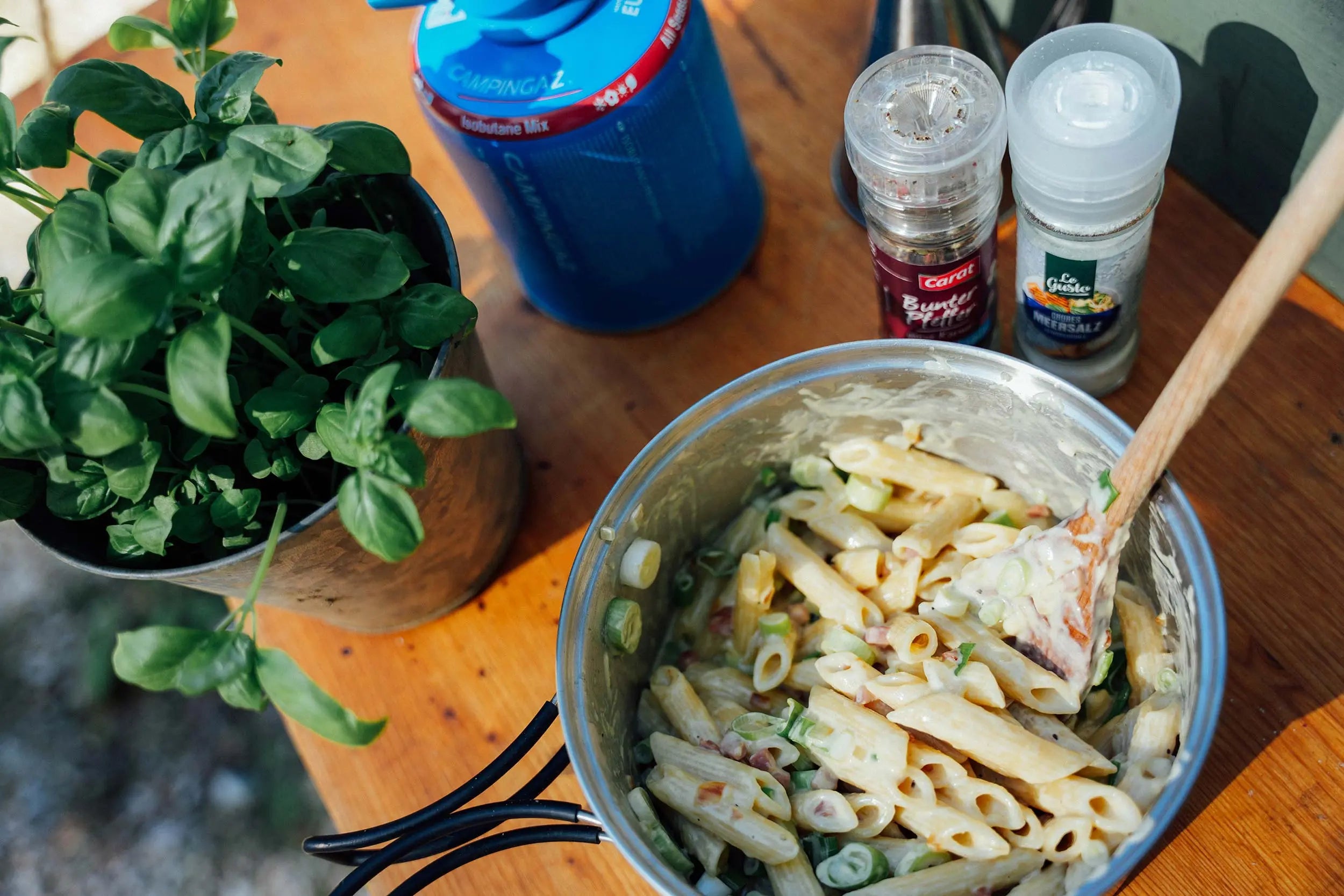 Flammkuchenpasta Campingaz & Coleman