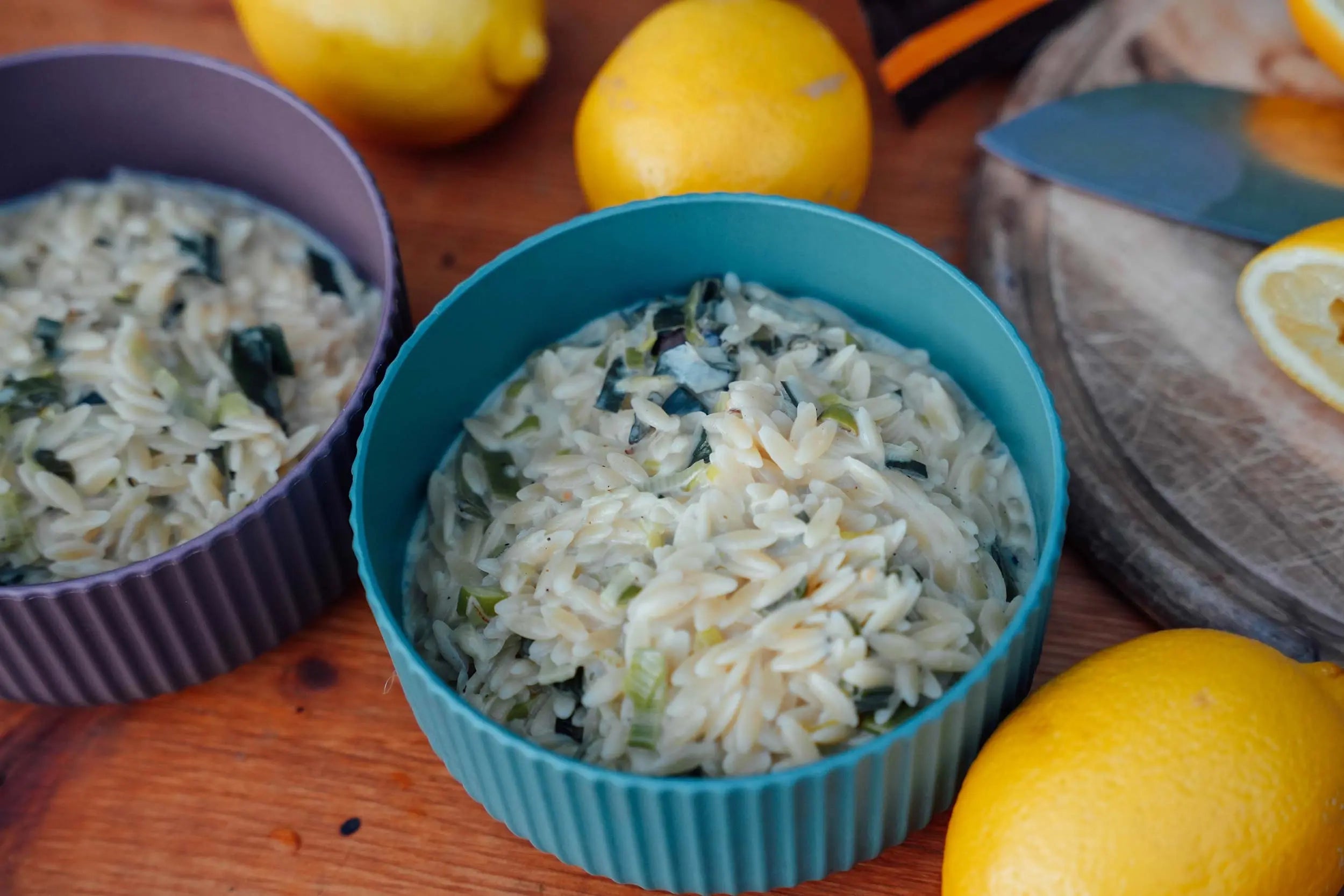 Zitronen-Lauch-Orzo Campingaz & Coleman