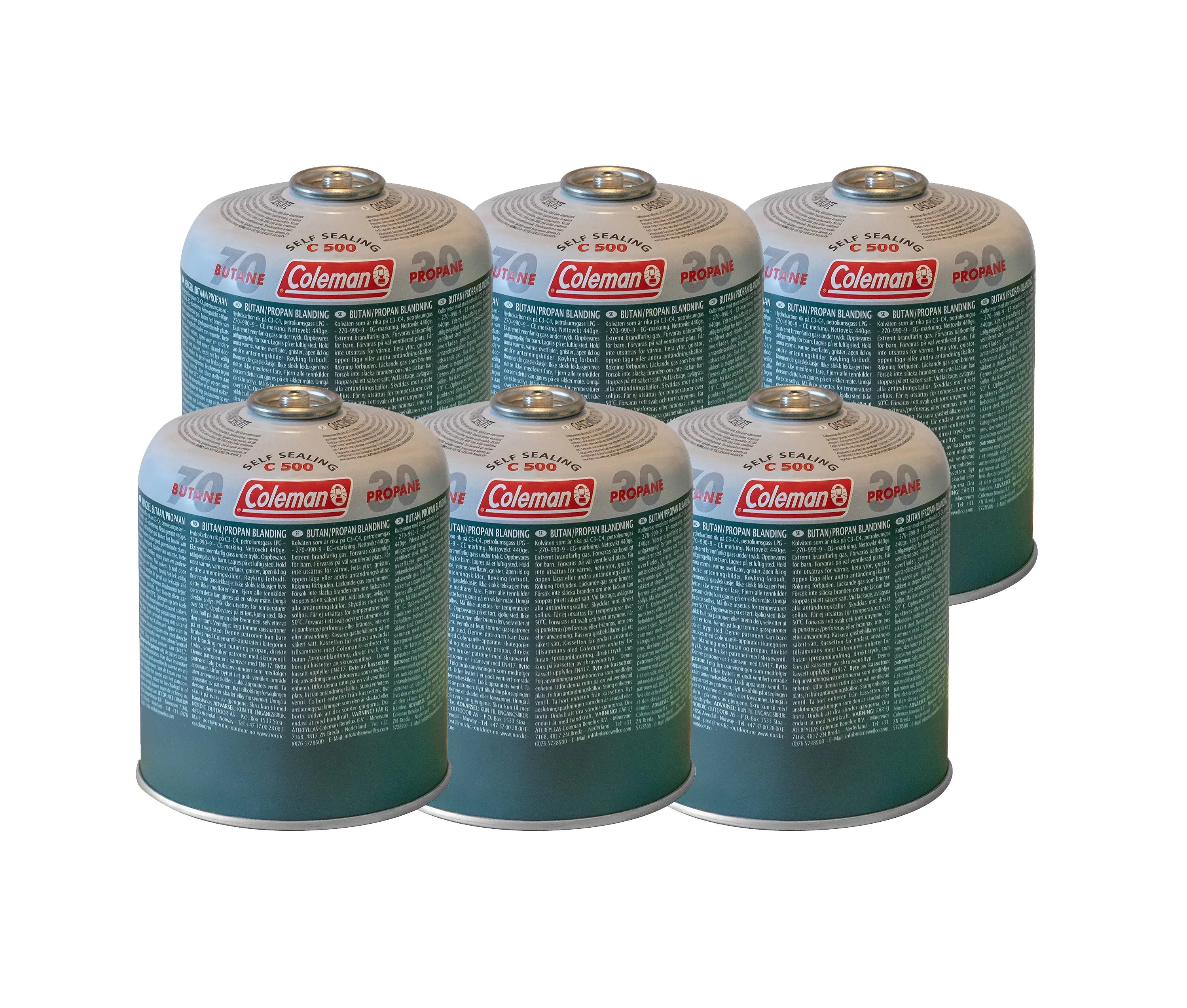 Coleman Ventilkartusche C500 (6er Pack) Coleman