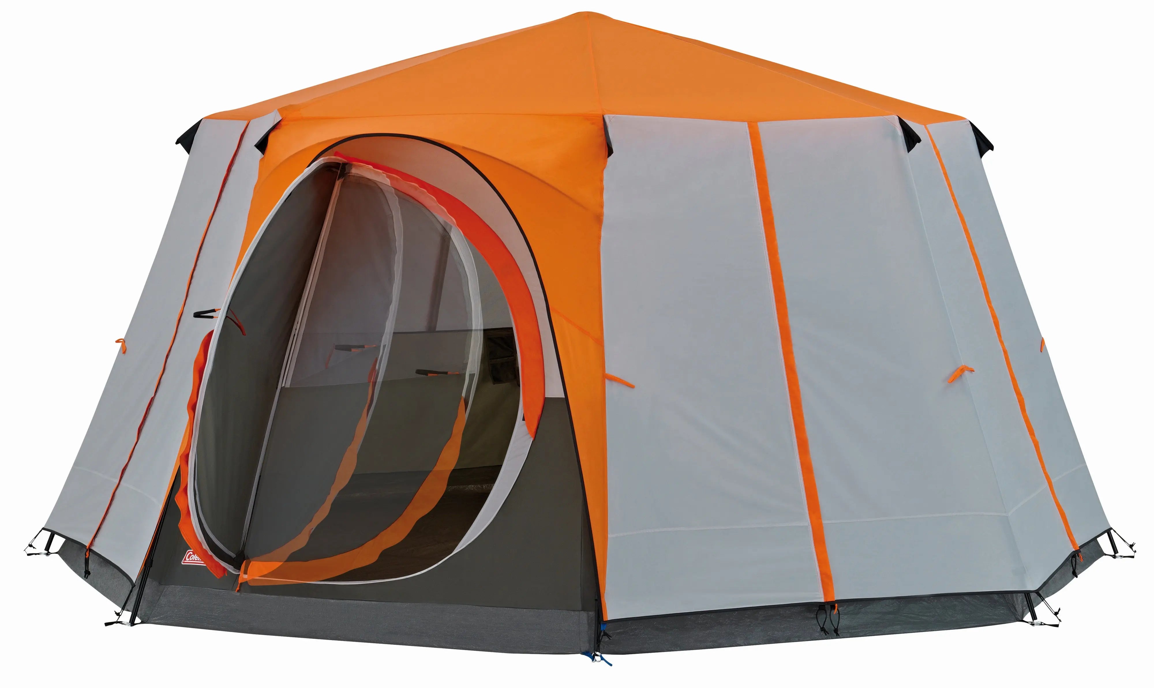 コテージカッツ　カッティングダイ　キャンプ　8ダイ Octagon 8 Orange | 8-person family tent with a huge sleeping cabin