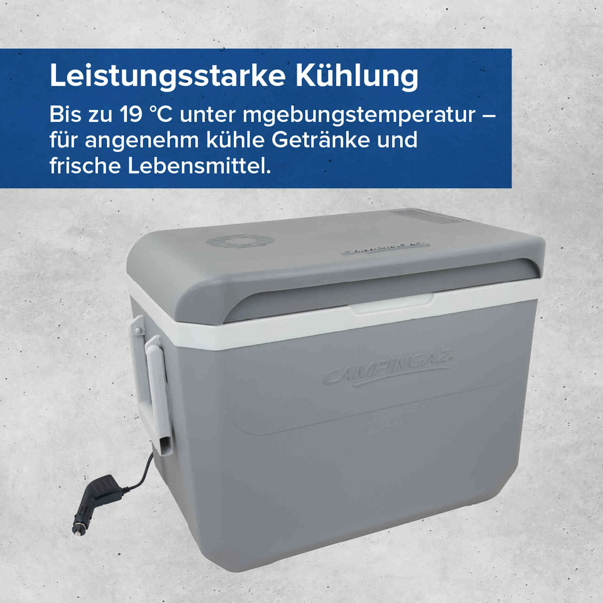Campingaz Elektrische Kühlbox Powerbox Plus 36 Liter | 12V Anschluss  Elektrische Kühlbox Campingaz & Coleman