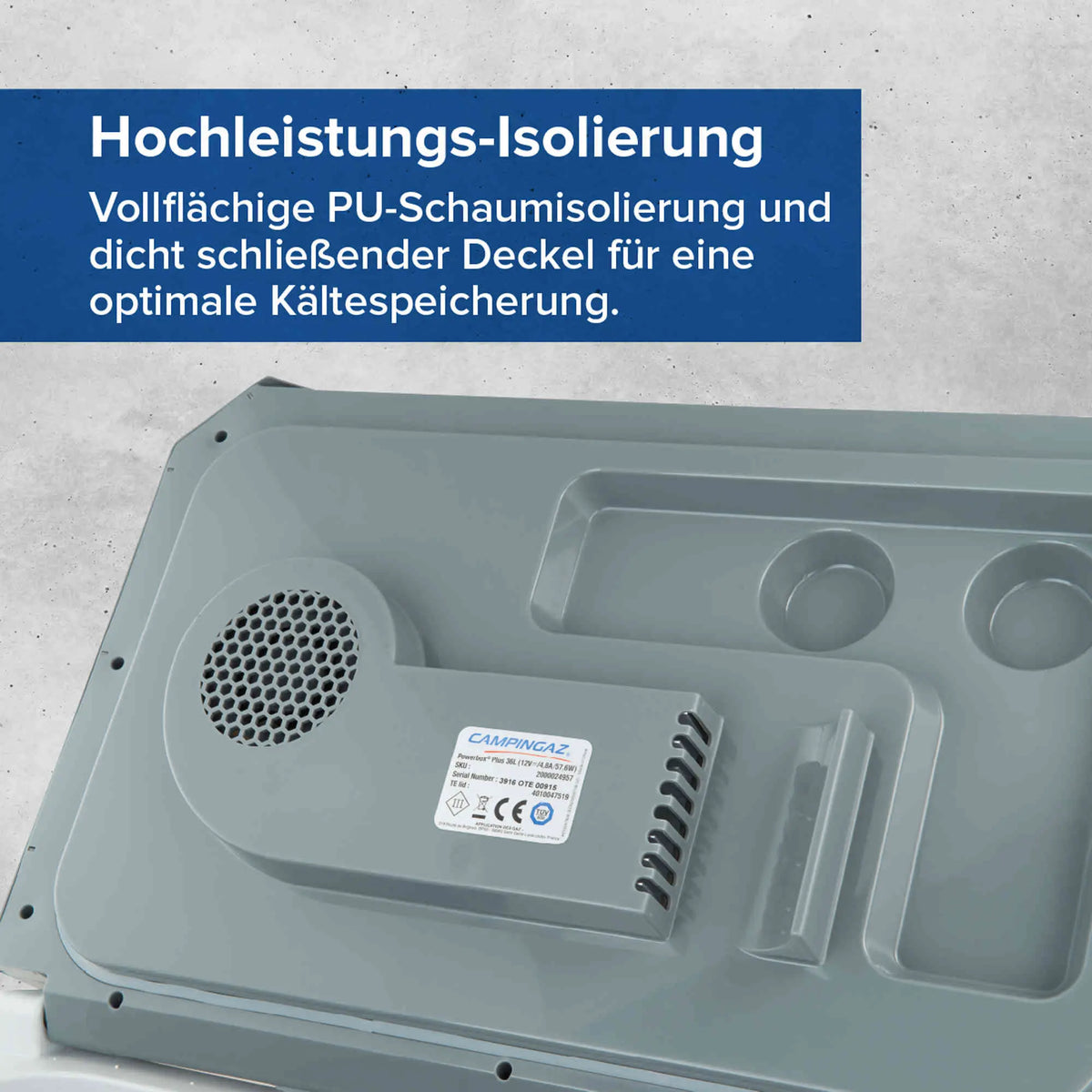 Campingaz Elektrische Kühlbox Powerbox Plus 36 Liter | 12V Anschluss  Elektrische Kühlbox Campingaz & Coleman