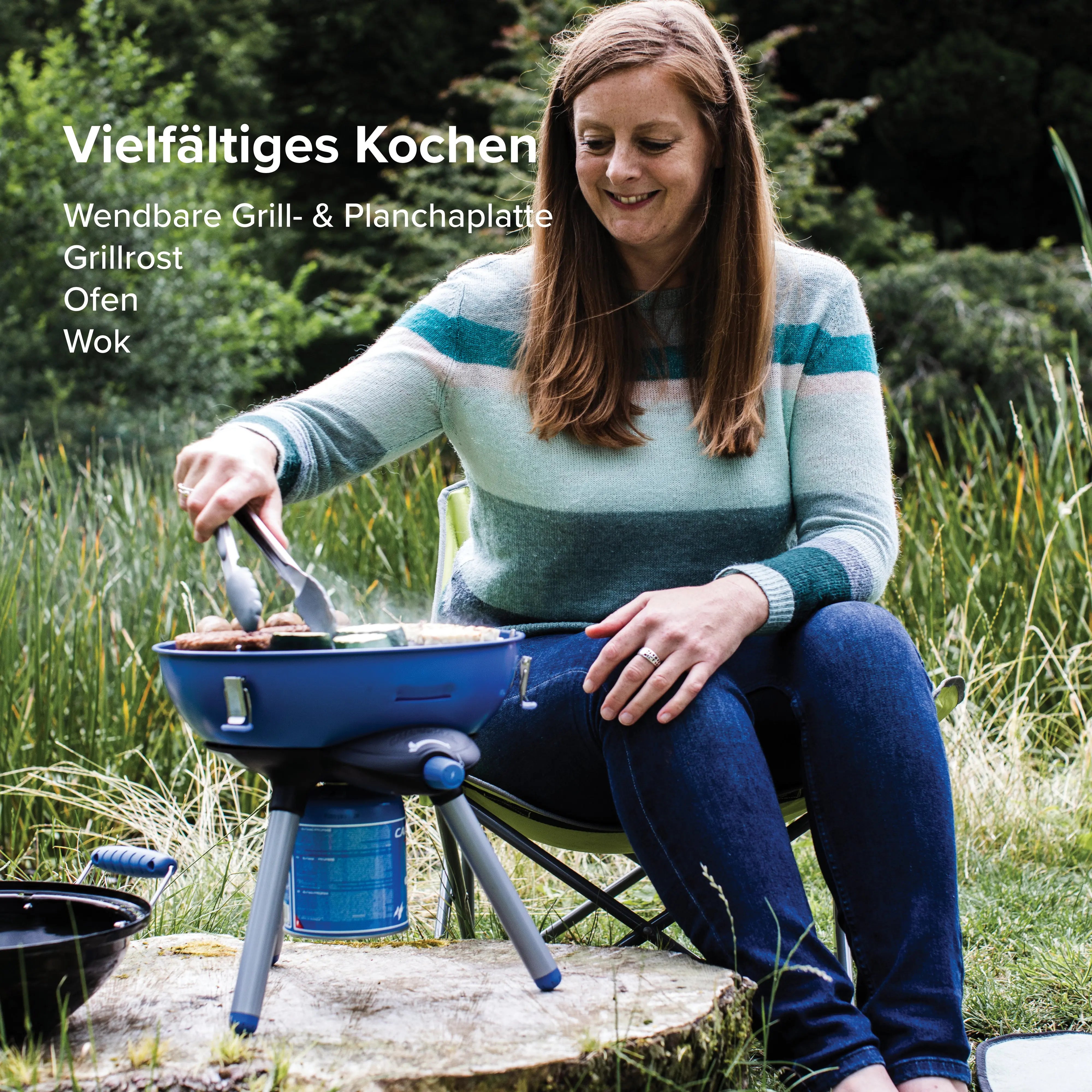 Party Grill 400 CV Camping Grill | 5-in-1 Grill and Cooker