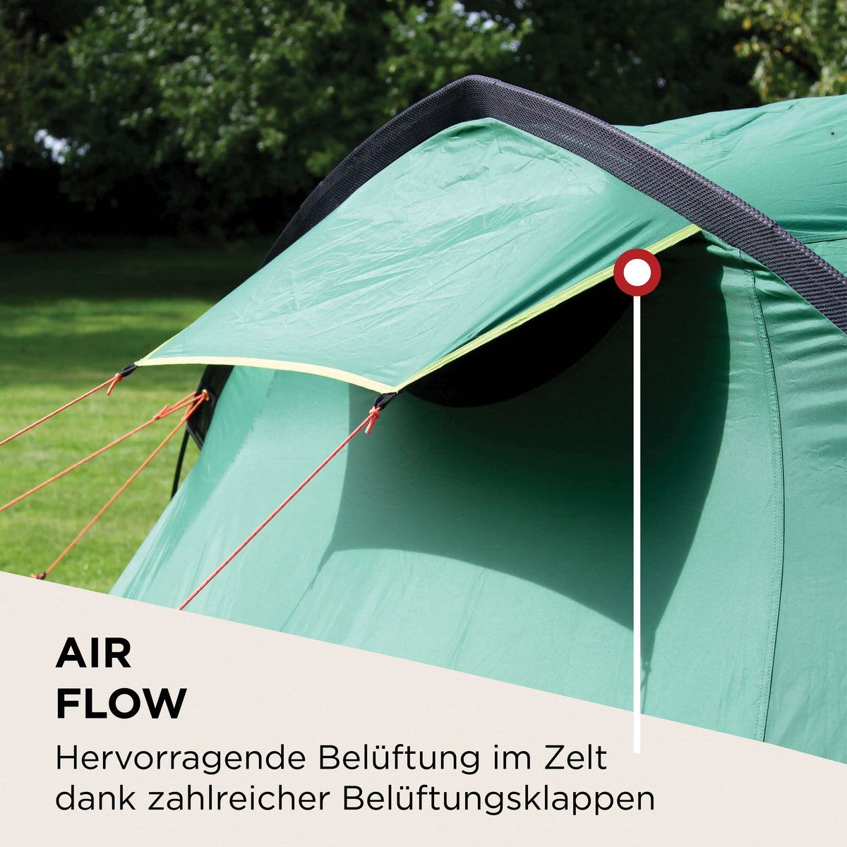chimney rock 3 plus zelt BlackOut Der Comedy Club bei oberfl:Mikrotexturiert TOG-Wert:2.5 TOG