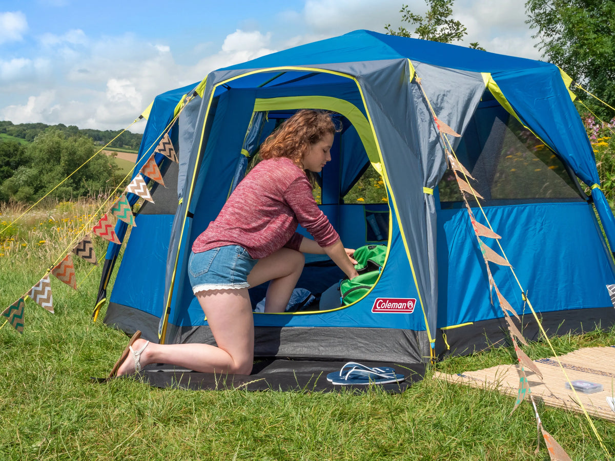 octagon zelt coleman OctaGo | Das Kleine der Familie Color:Tan / Mole TargetGroup:Women zelt vorzelt camping WANDERFALKE®
