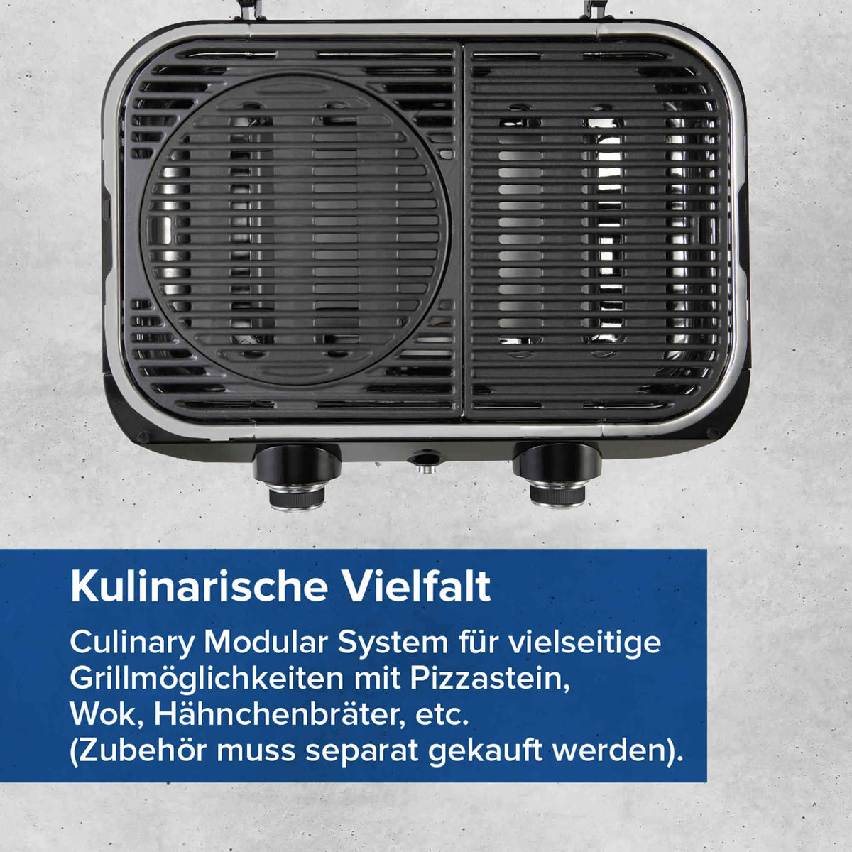 Campingaz Attitude 2100 LX Gas-Tischgrill | 2 x Blue Flame Edelstahlbrenner  Campinggrill Campingaz & Coleman