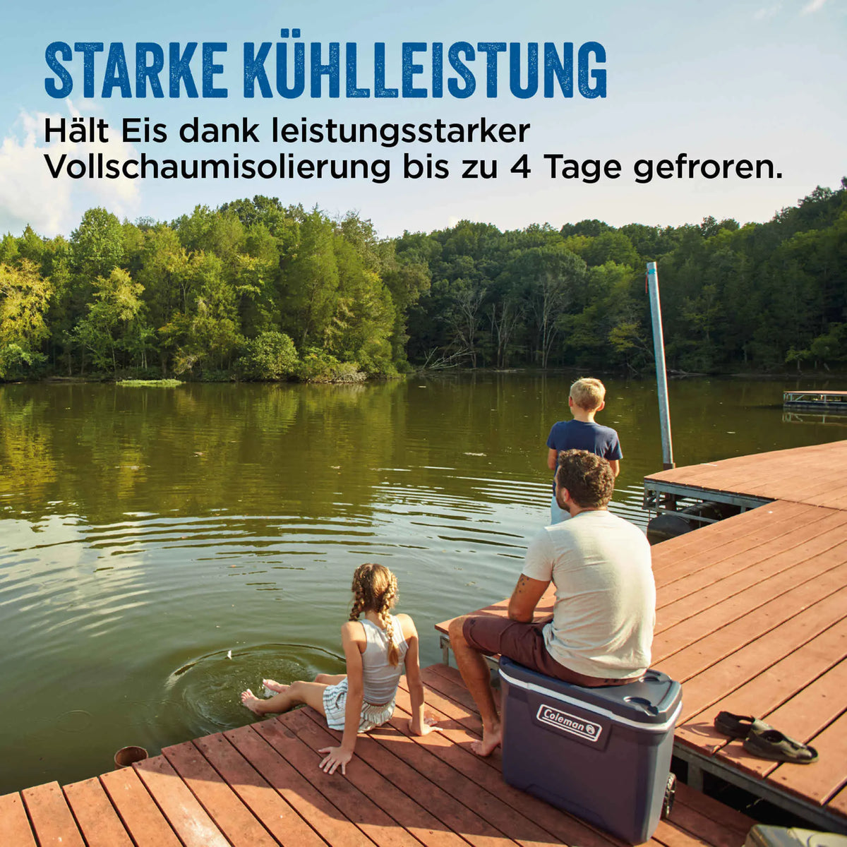 Coleman 52QT Xtreme | 49 Liter Kühlbox | bis zu 4 Tage Kühlung  Kühlbox Campingaz & Coleman