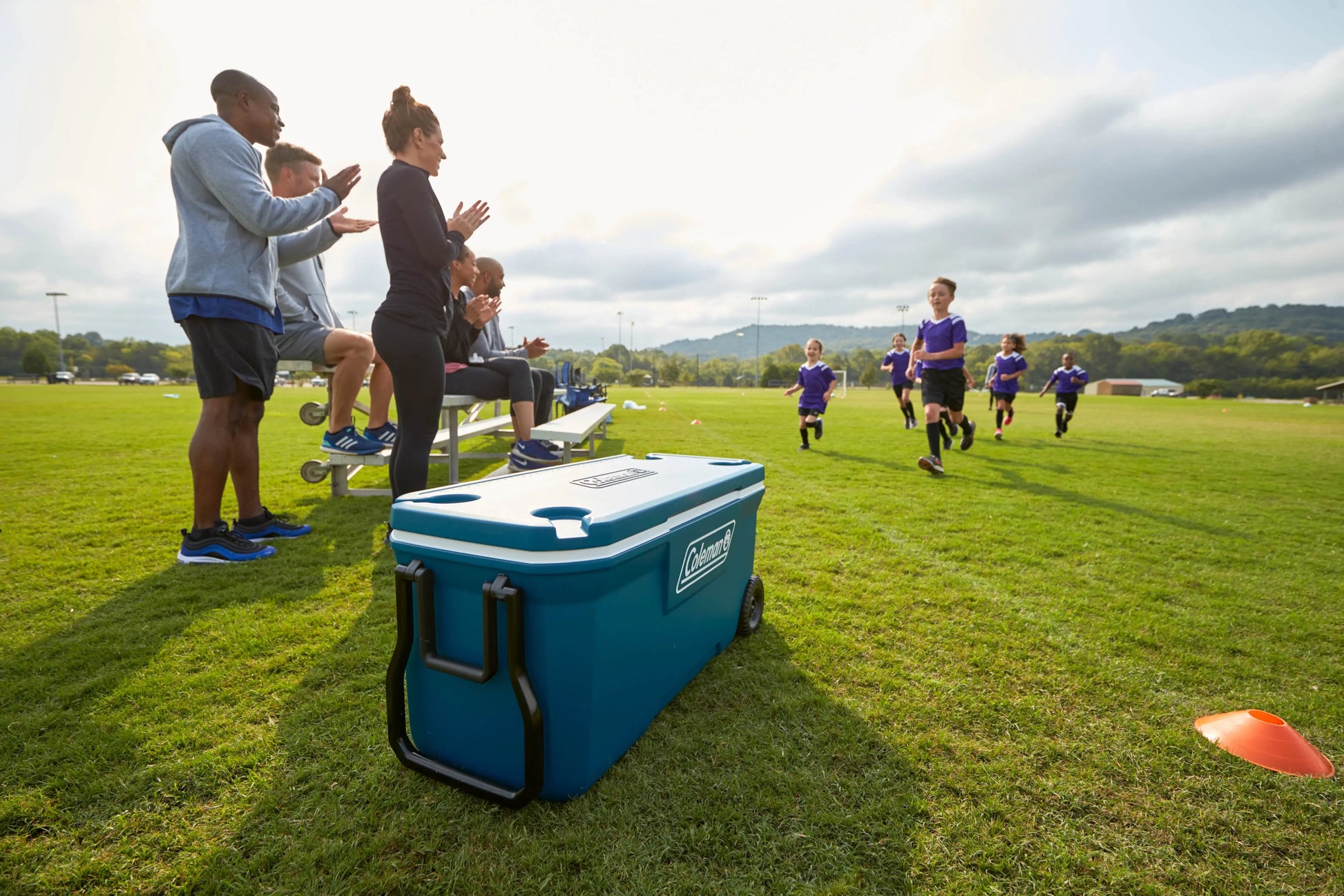 Coleman 100QT Xtreme Wheeled Kühlbox mit Rädern Coleman