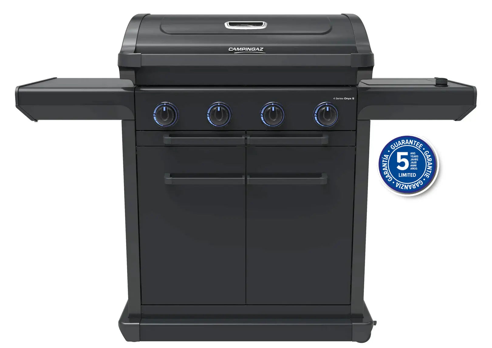 Campingaz 4 Series Onyx S Gasgrill | 4 Blue Flame Edelstahlbrenner | Seitenkocher  Gasgrill Campingaz & Coleman
