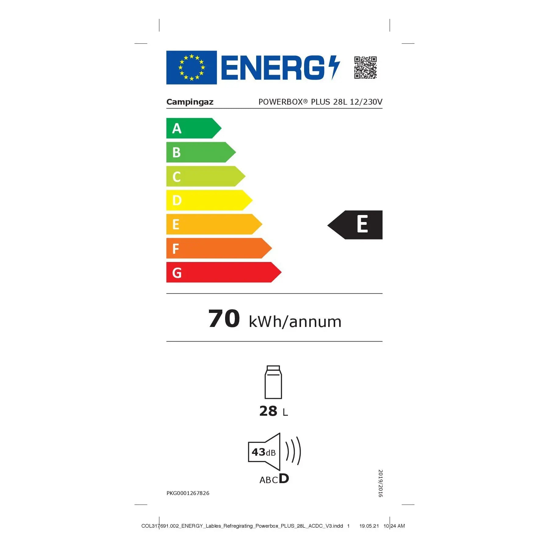 Powerbox Plus 28L 12/230V thermoelektrische Kühlbox Campingaz