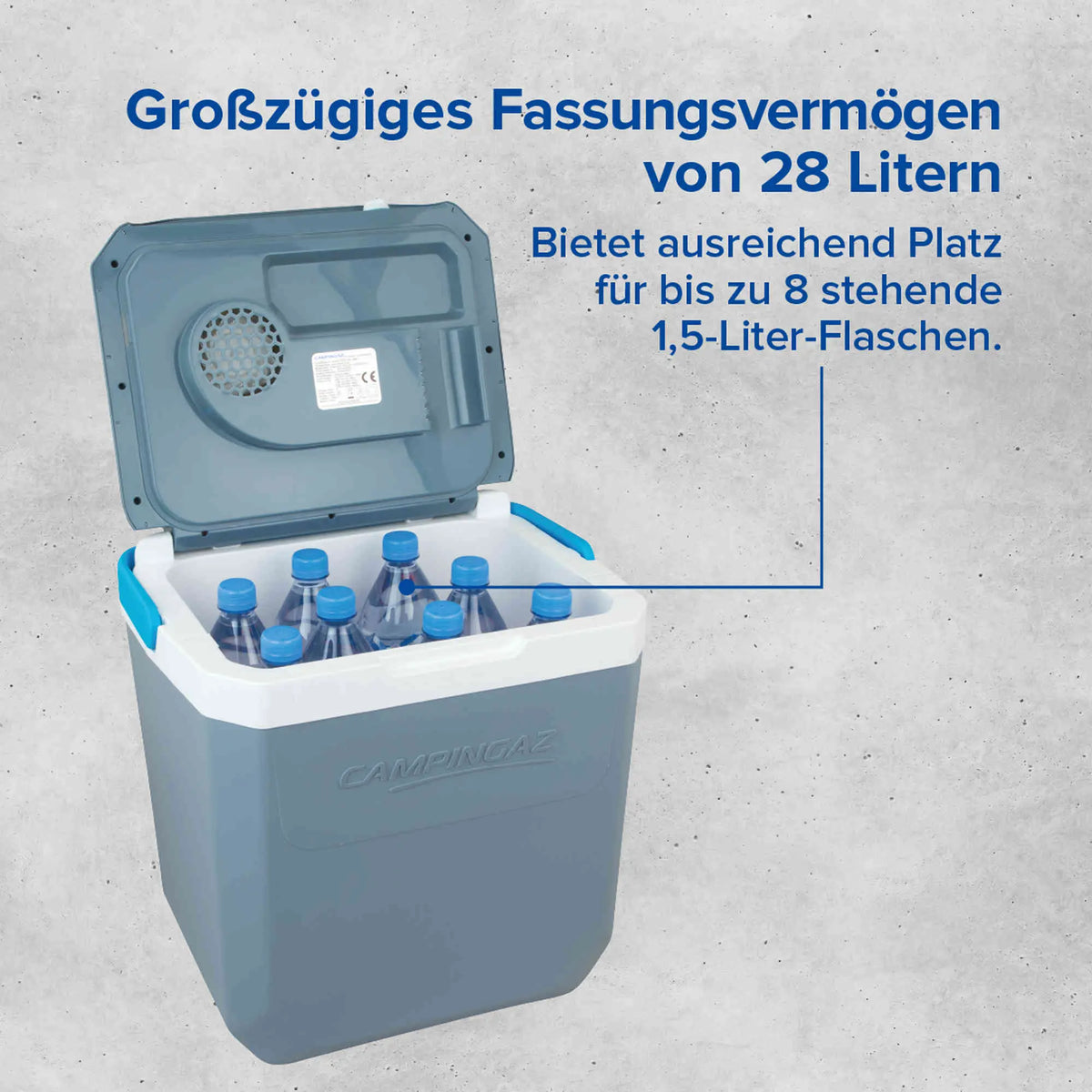 Campingaz Elektrische Kühlbox Powerbox Plus 28 Liter | 12V/230V Anschluss  Elektrische Kühlbox Campingaz & Coleman