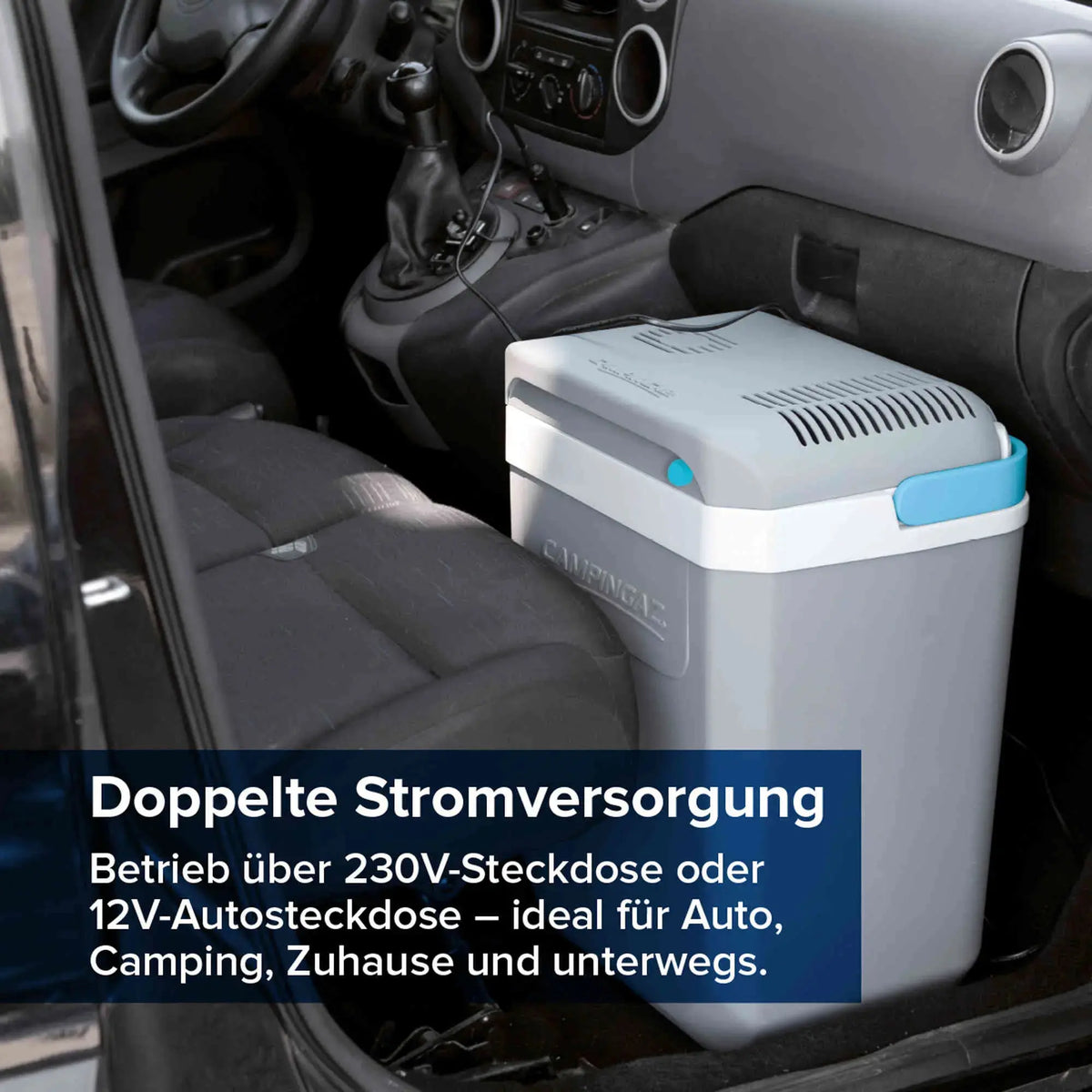 Campingaz Elektrische Kühlbox Powerbox Plus 28 Liter | 12V/230V Anschluss  Elektrische Kühlbox Campingaz & Coleman
