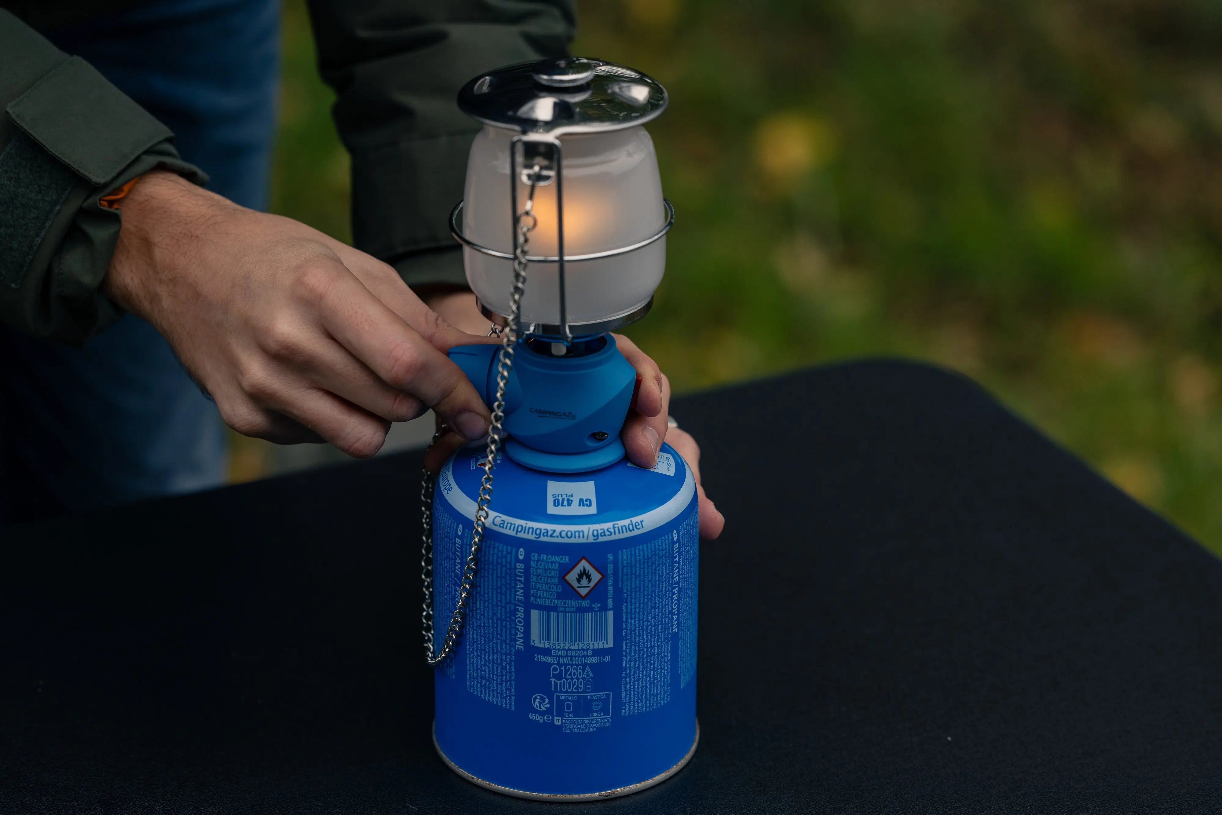 Lumostar Plus PZ gas lamp | camping lamp | cartridge lamp