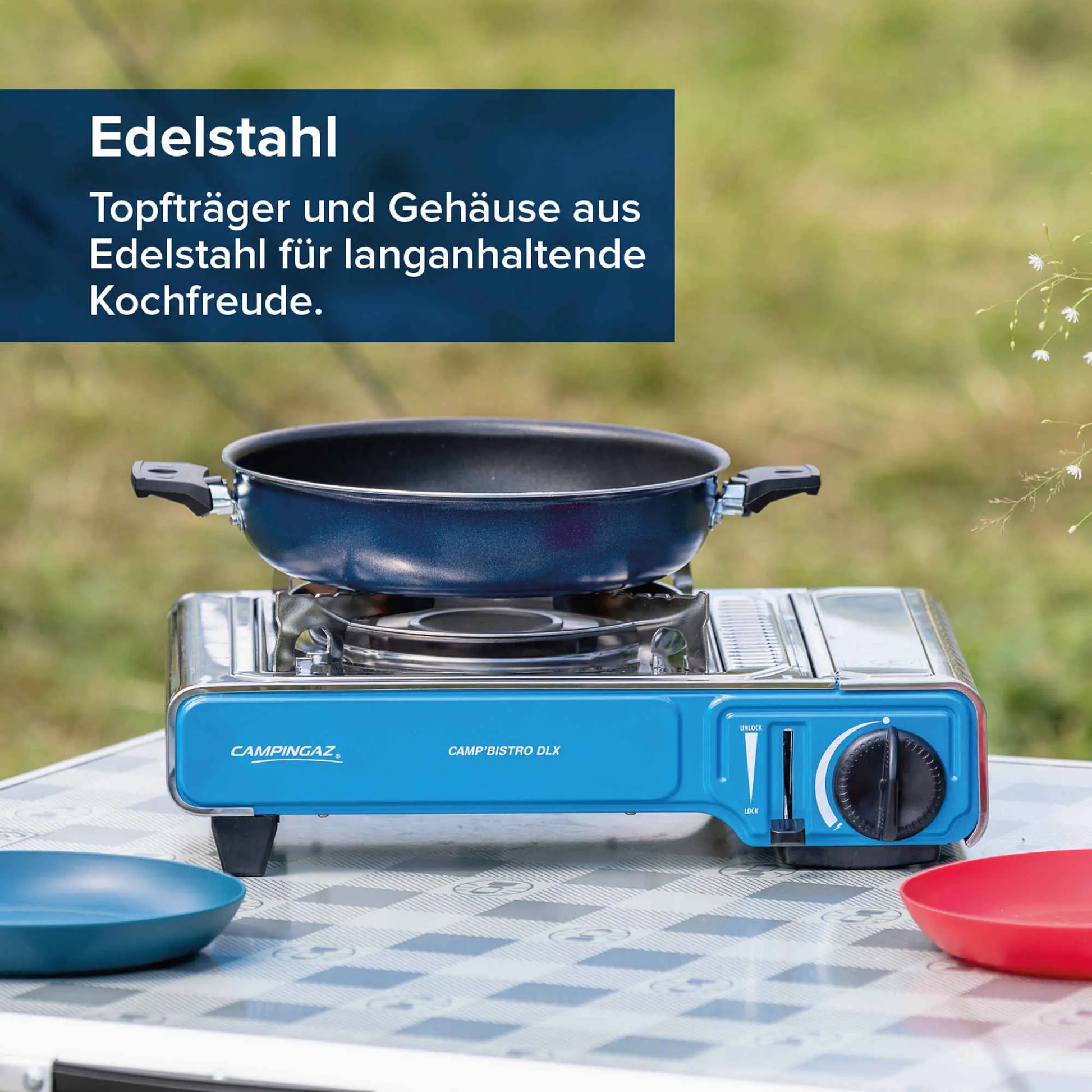 Campingaz Gaskocher Camp'Bistro DLX mit Stopgaz | 1 Brenner  Gaskocher Campingaz & Coleman