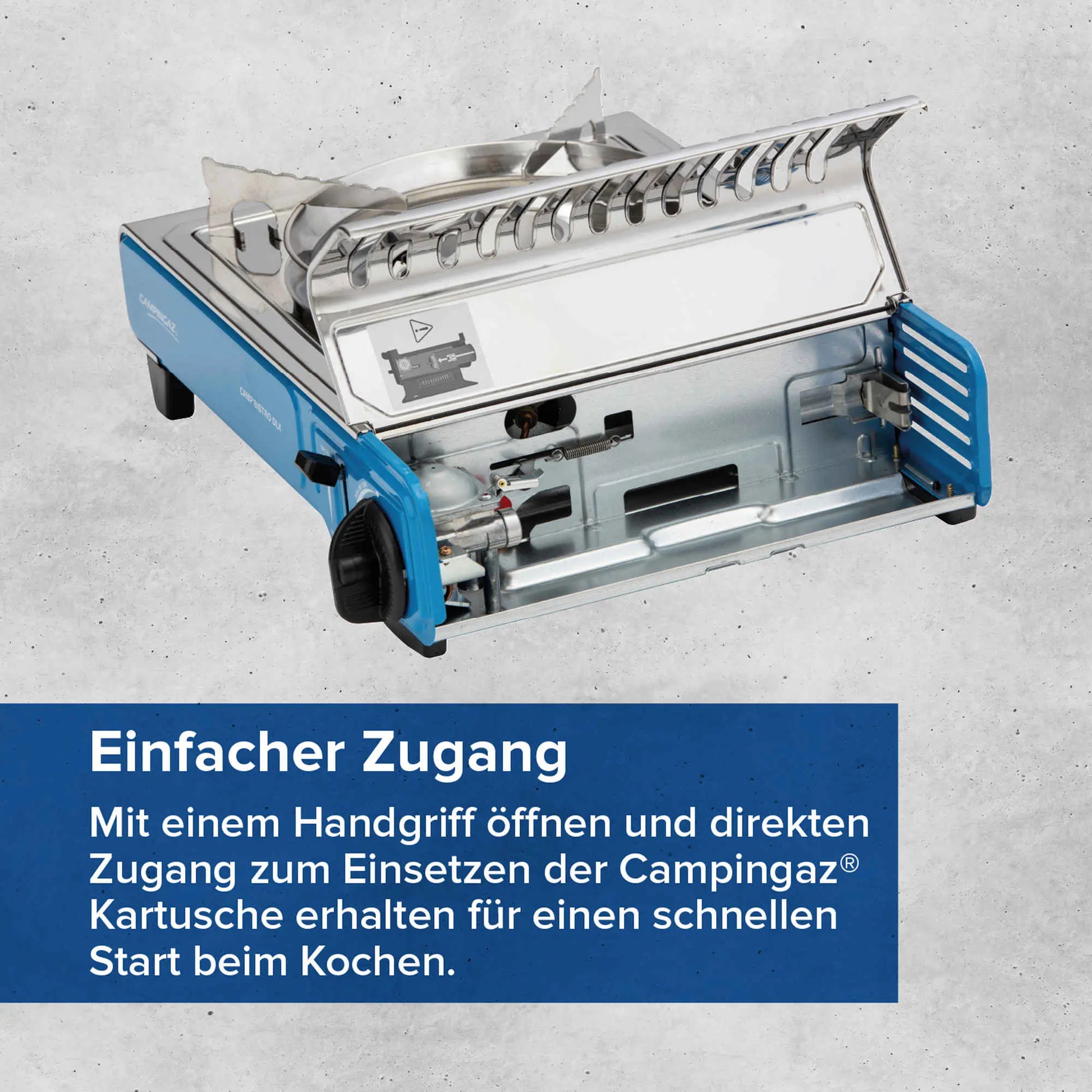 Campingaz Gaskocher Camp'Bistro DLX mit Stopgaz | 1 Brenner  Gaskocher Campingaz & Coleman