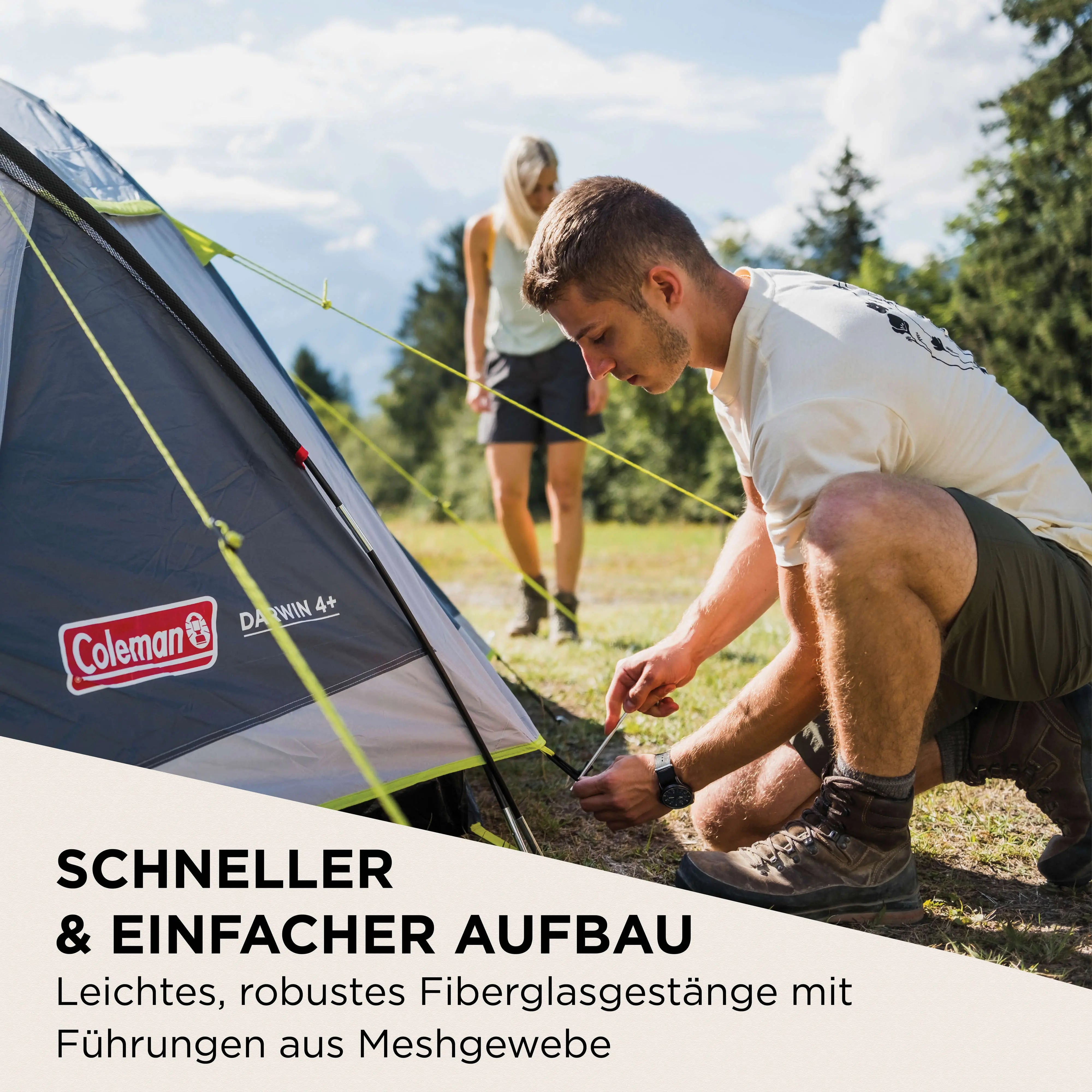 Darwin 4 Plus | compact 4-person dome tent | trekking tent