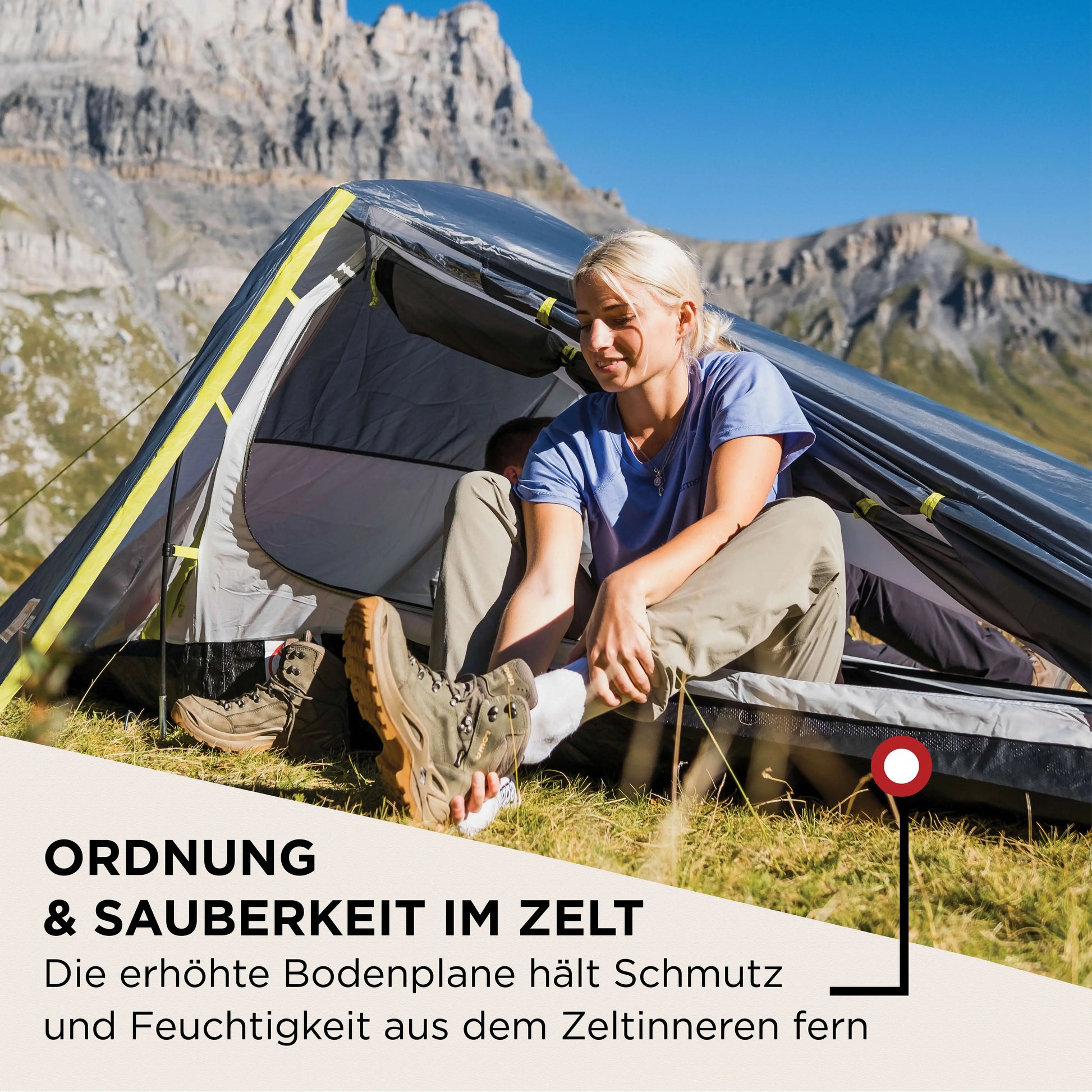 zelt coleman 2 personen Bedrock 2