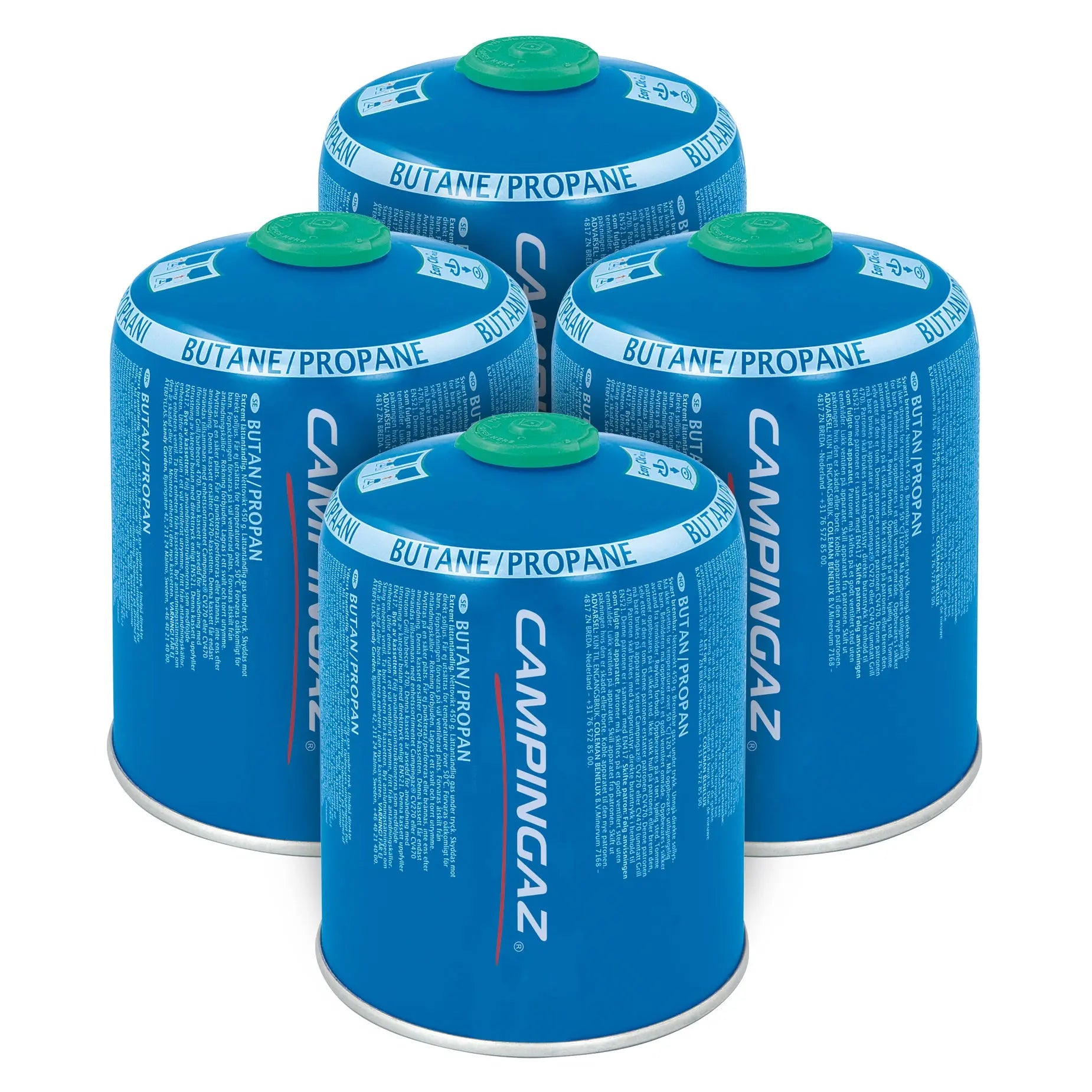 CV 470 Plus Cartridges 4-pack | Gas Cartridges for Stoves