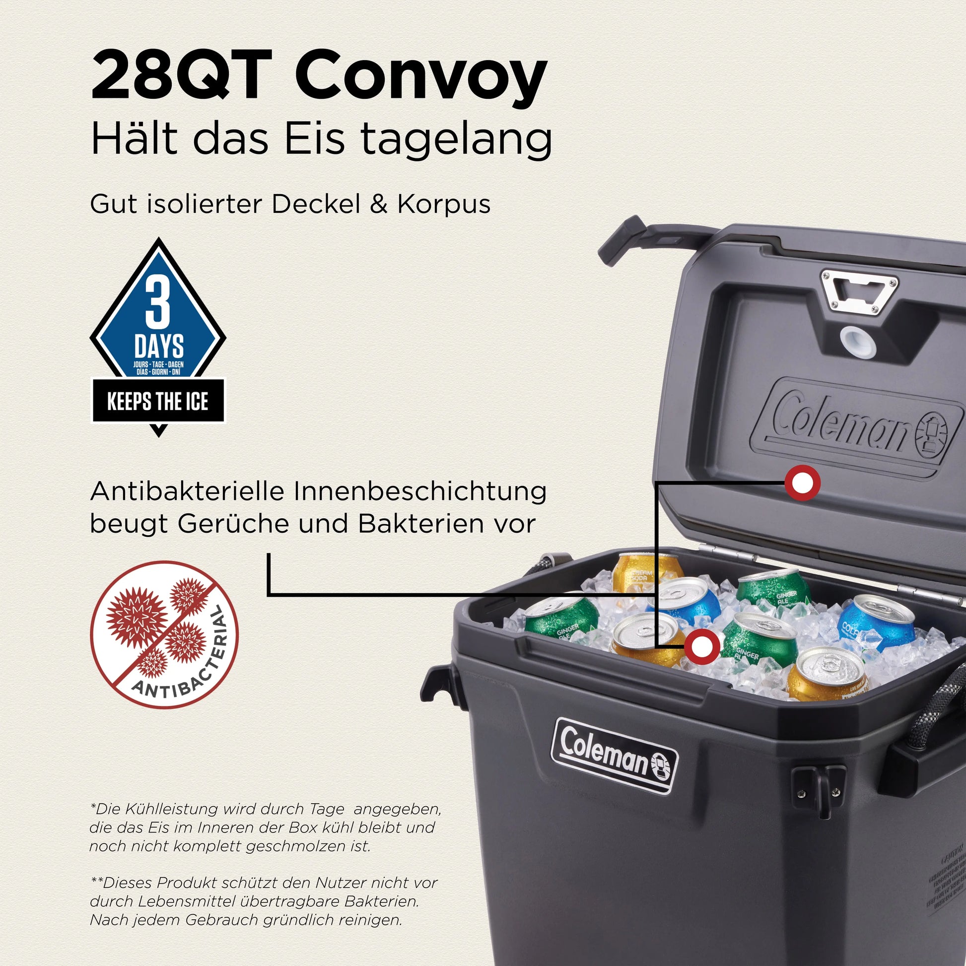 Coleman Convoy 28 QT Kühlbox Coleman