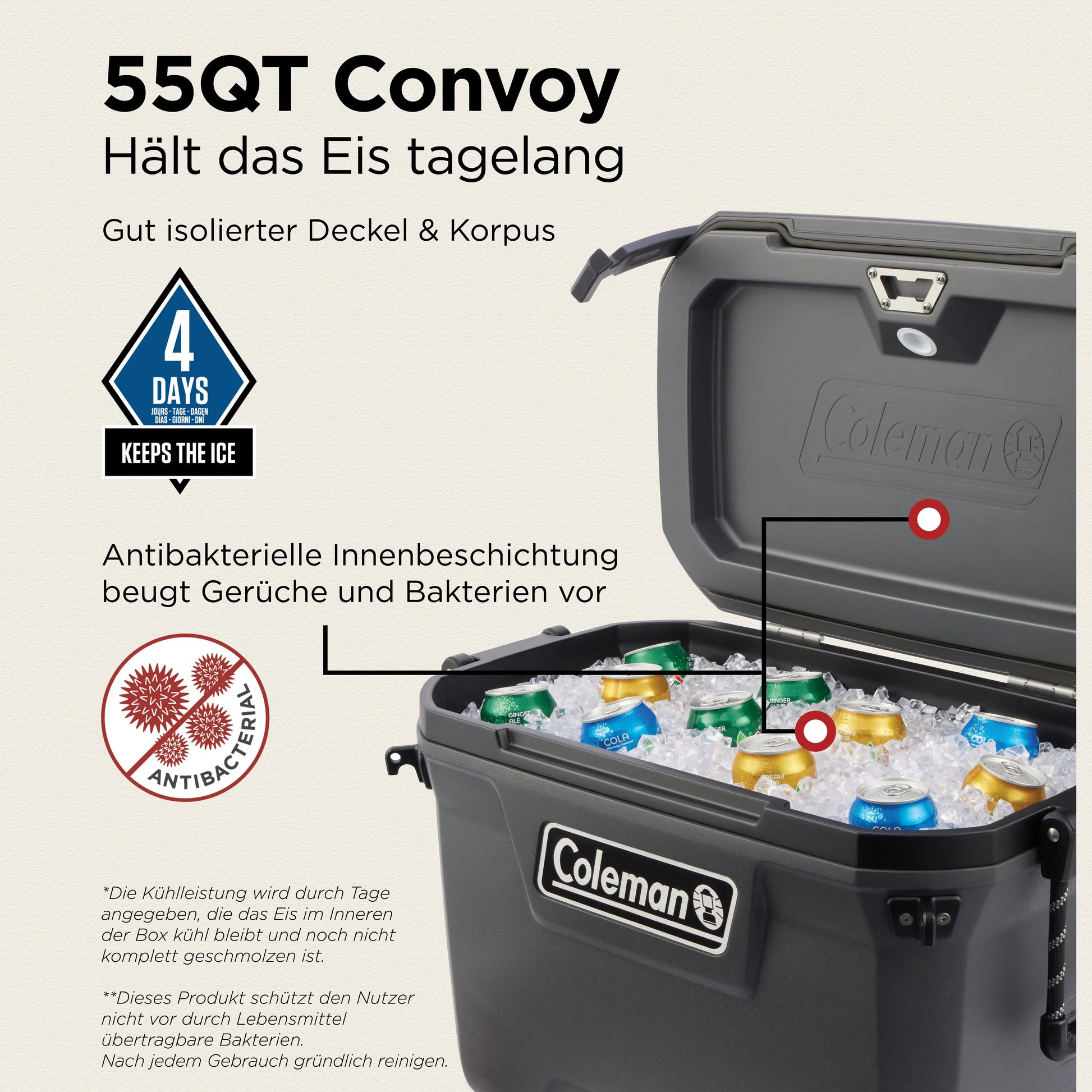 Coleman Convoy 55 QT Kühlbox Coleman