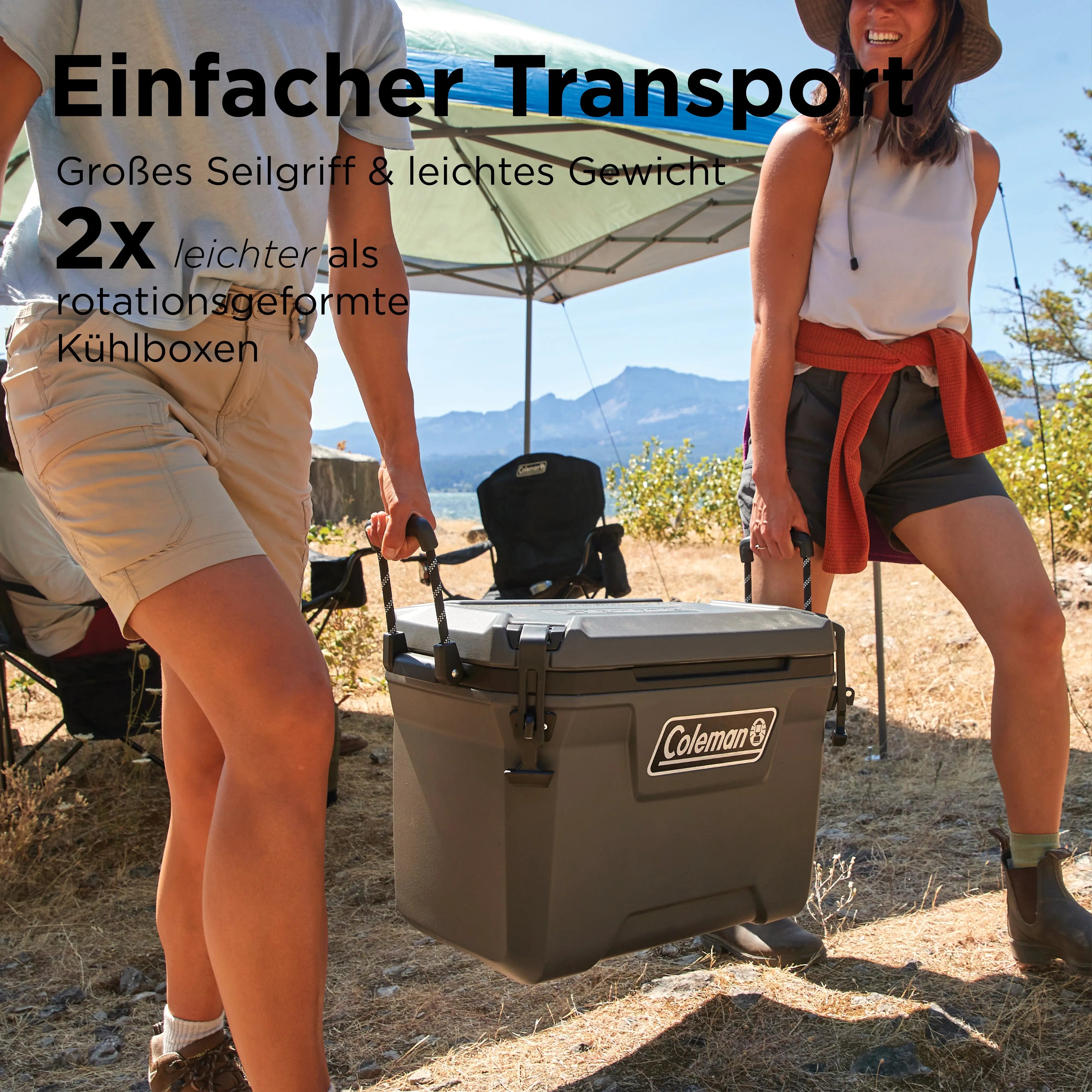 Coleman Convoy 55 QT Cooler | 53L, 4-day cooling, robust