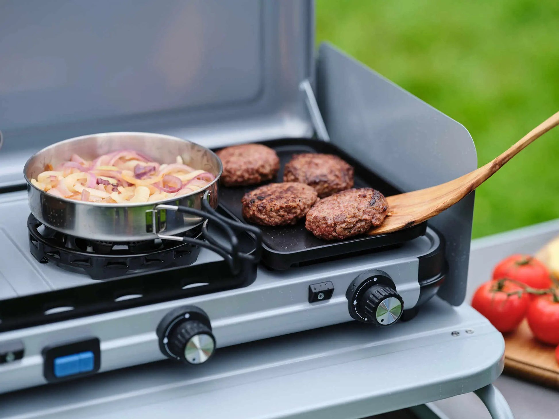 Camping-Geschirrset aus Edelstahl, 5-teilig   Campingaz & Coleman