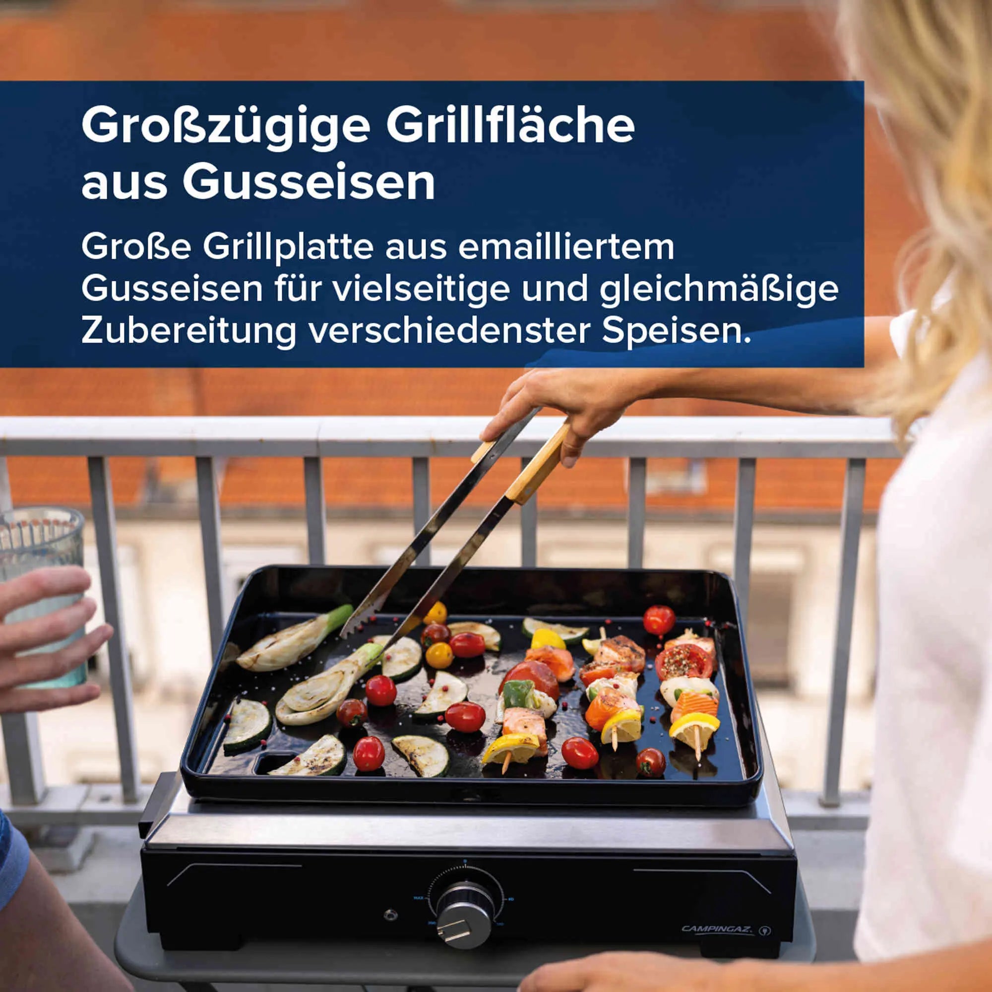 Campingaz 1 XD Electric Grill-Plancha | 2,100 Watts