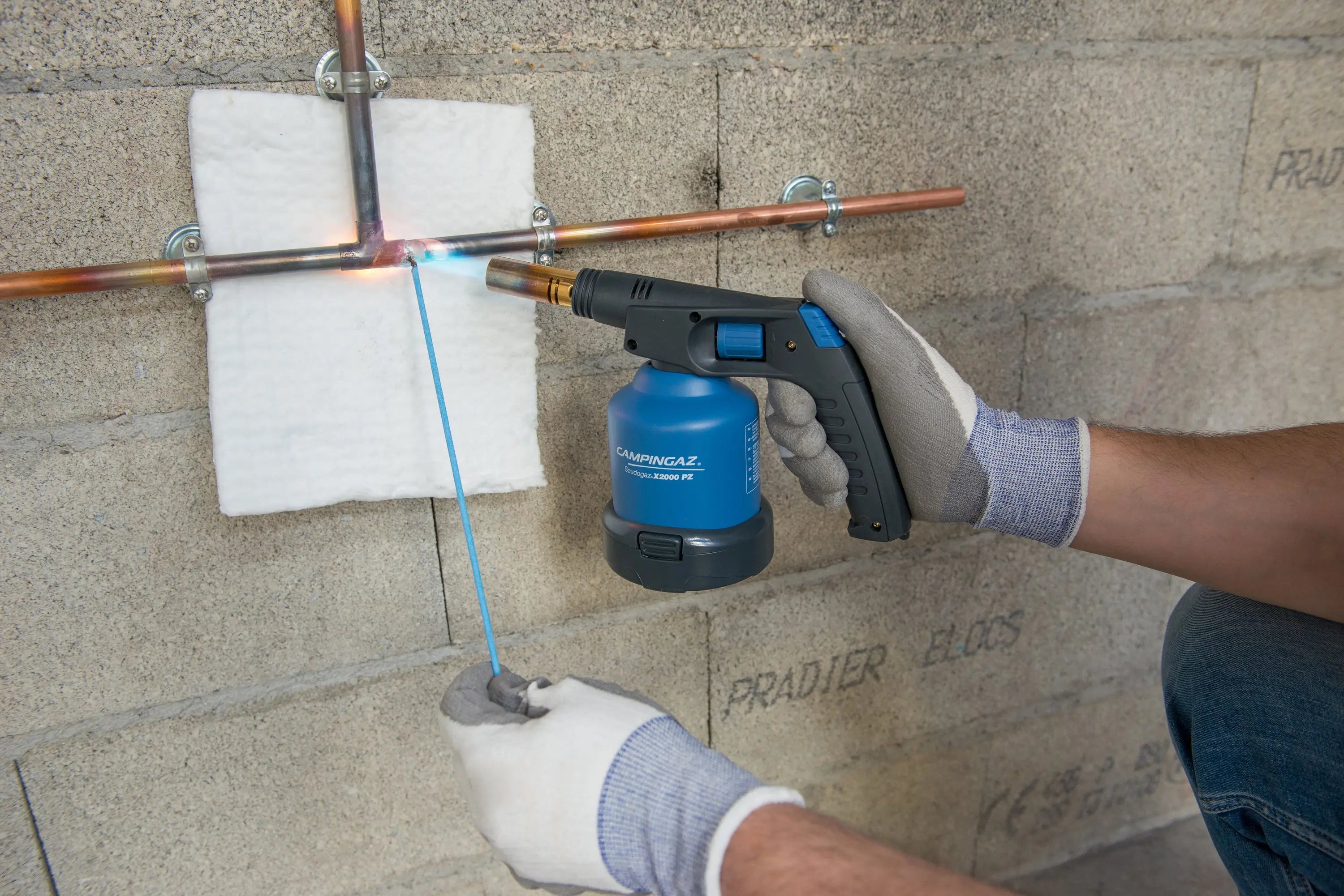 Soudogaz X2000 PZ blowtorch | Flame temperature up to 1,800