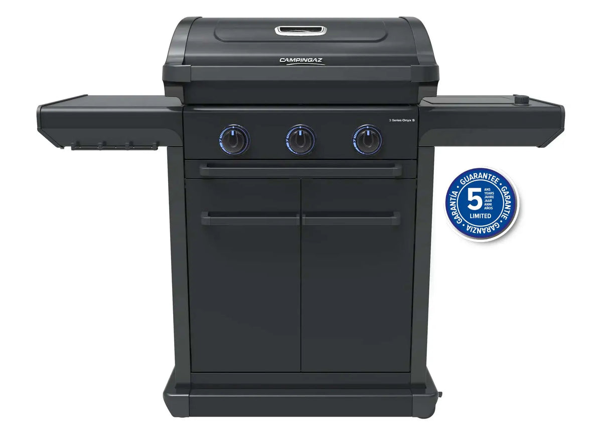 Campingaz 3 Series Onyx S Gasgrill | 3 Blue Flame Edelstahlbrenner | Seitenkocher  Gasgrill Campingaz & Coleman