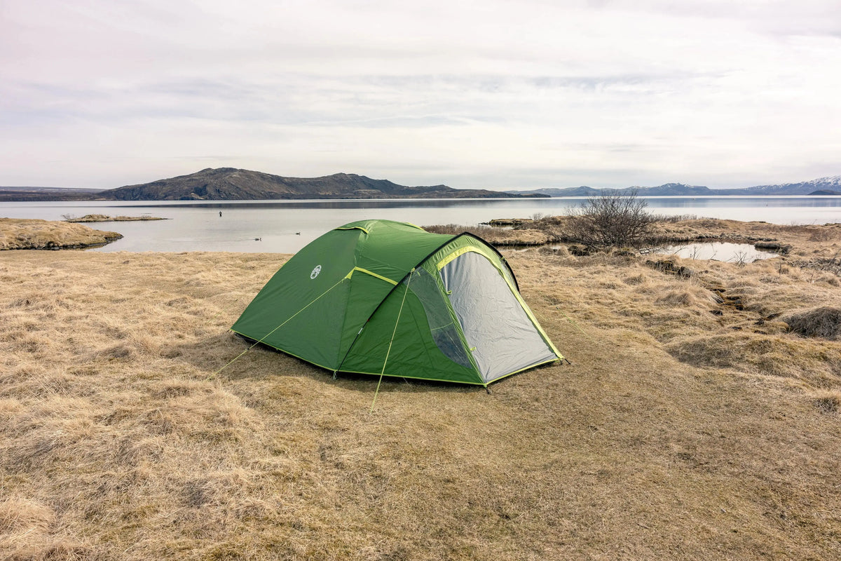 Coleman Darwin 4 Plus Blackout Kuppelzelt mit Vorraum | 4 Personen  Zelt Campingaz & Coleman