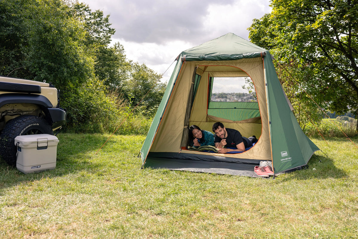 lodge tent camping FastPitch Forest 4 50-200 Automatic Tarping Machine for Kopfumfang:M (57 - 58 cm) Polyester reinforced