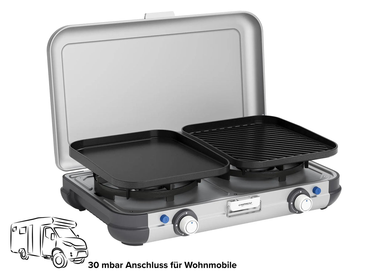 camper gaskocher Camping Kitchen 2 Grill & Go Caravan – Campingaz & Coleman E-City Farbe:BEERE/SCHWARZ MTB Fahrradhelm Bell Nomad