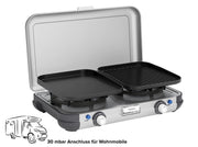 Camping Kitchen 2 Grill & Go Caravan | 30 mbar speziell für Wohnmobile  Gaskocher Campingaz & Coleman