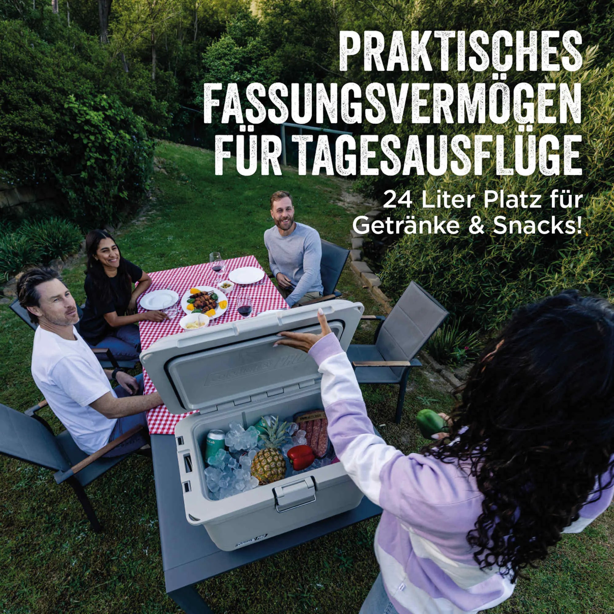 Coleman PRO 25QT | 24 Liter Kühlbox | bis zu 3.5 Tage Kühlung  Kühlbox Campingaz & Coleman