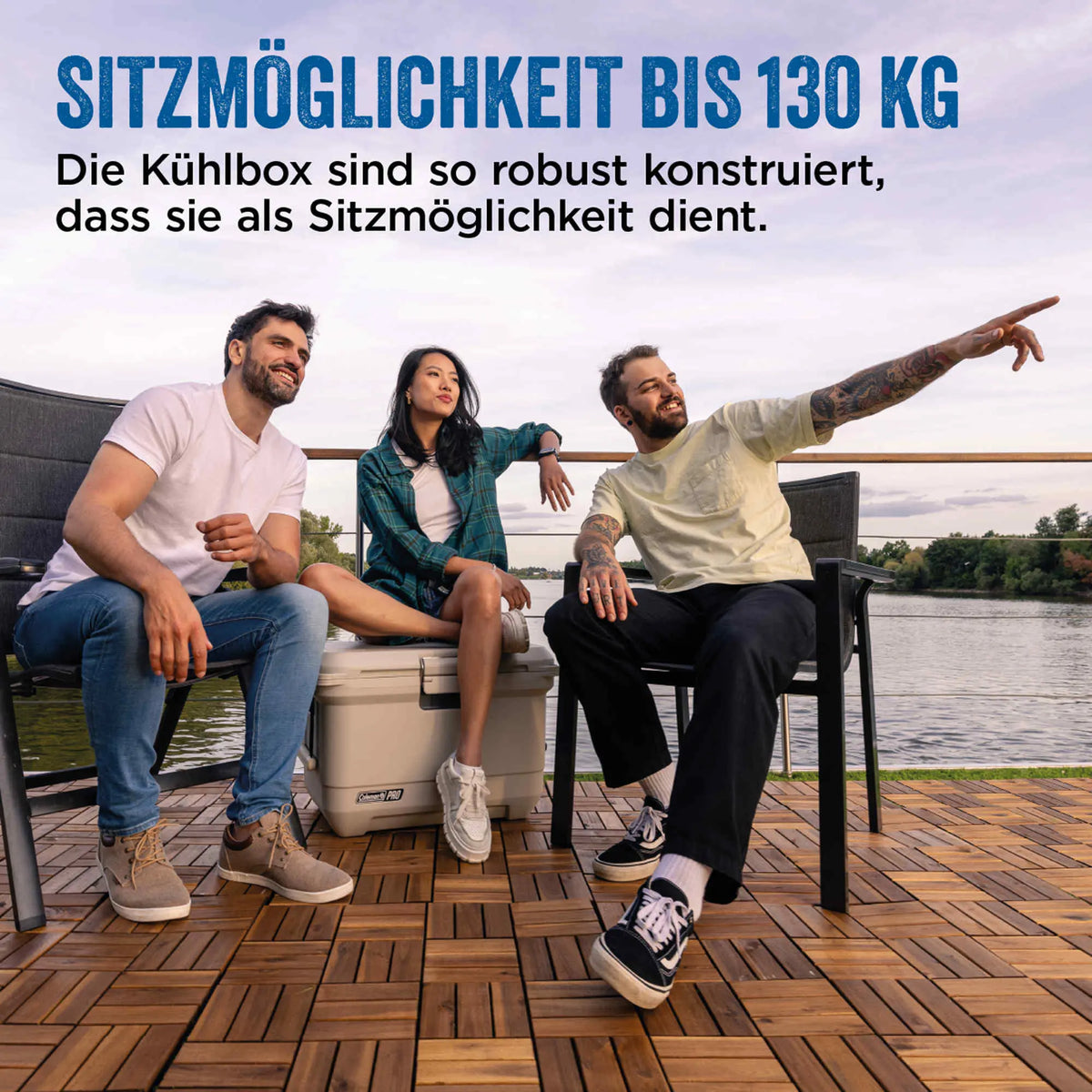 Coleman PRO 45QT | 43 Liter Kühlbox | bis zu 4 Tage Kühlung  Kühlbox Campingaz & Coleman
