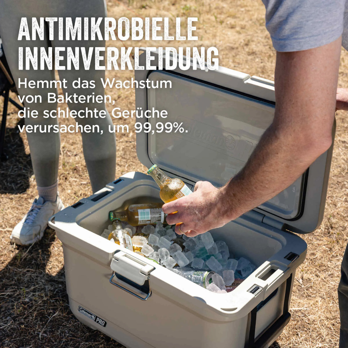 Coleman PRO 45QT | 43 Liter Kühlbox | bis zu 4 Tage Kühlung  Kühlbox Campingaz & Coleman