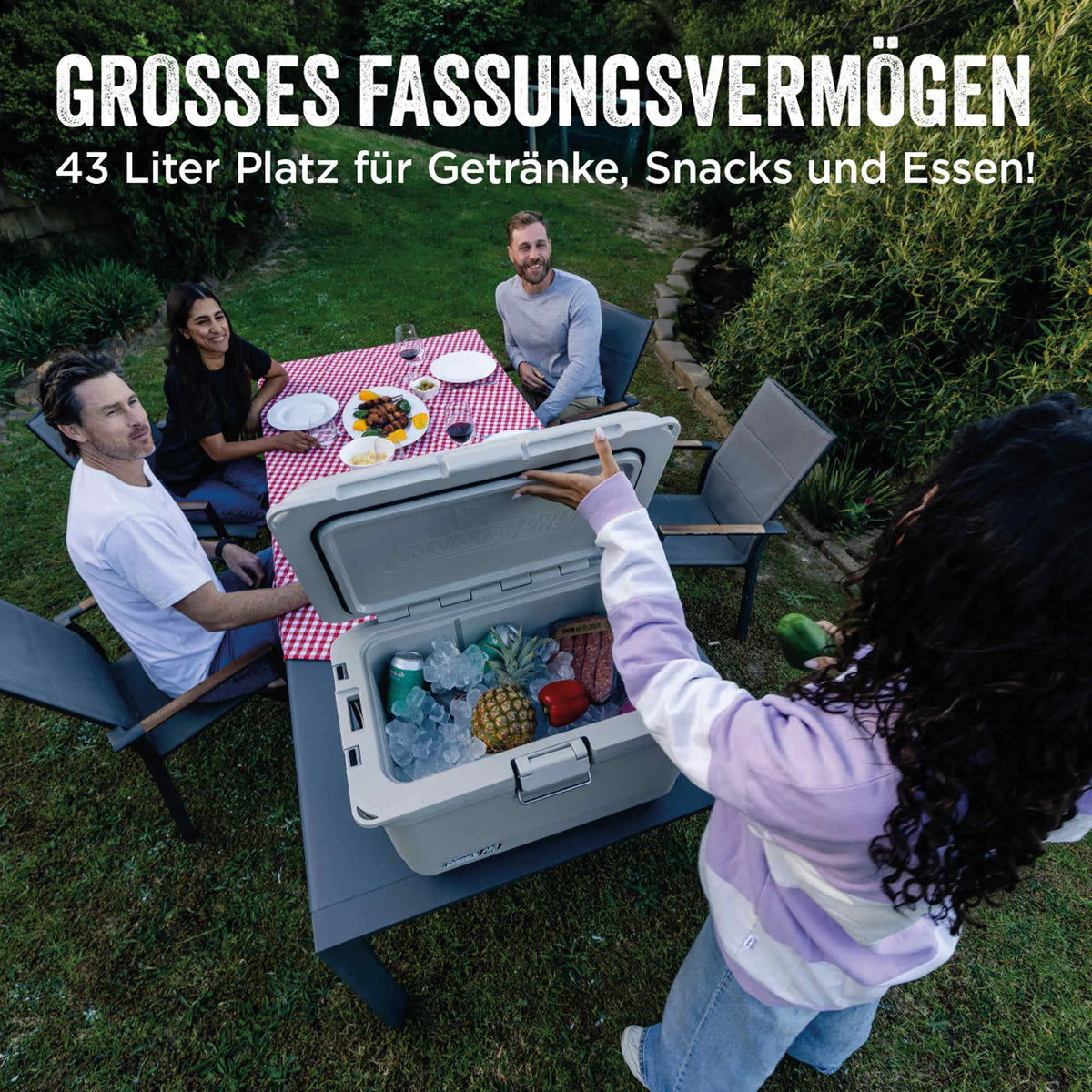 Coleman PRO 45QT | 43 Liter Kühlbox | bis zu 4 Tage Kühlung  Kühlbox Campingaz & Coleman