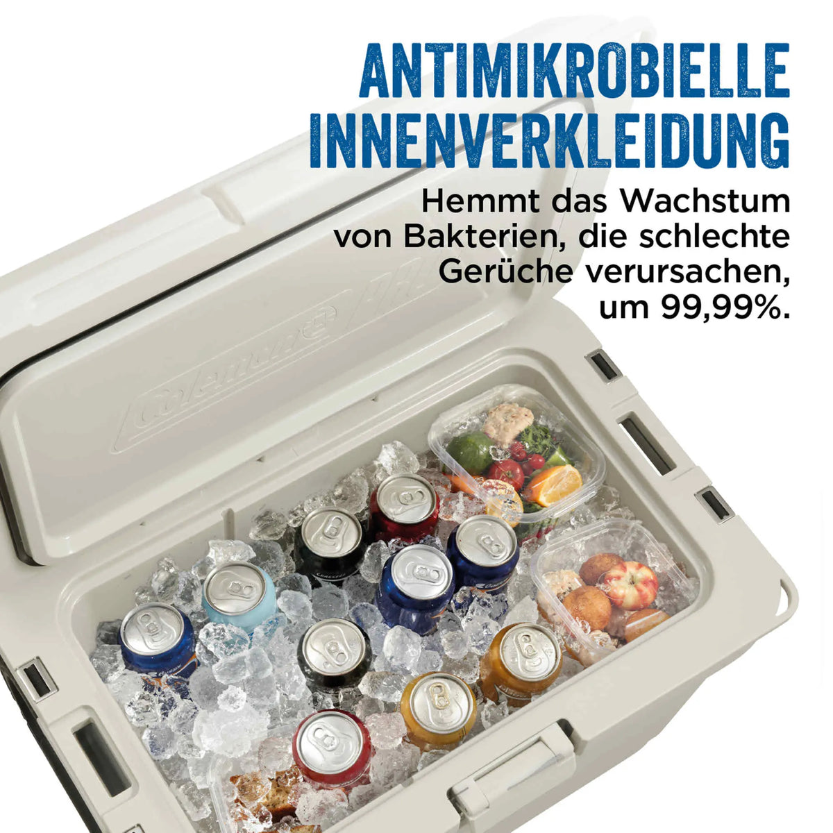 Coleman PRO 55QT Wheeled | 52 Liter Kühlbox mit Rollen | 5 Tage Kühlung  Kühlbox Campingaz & Coleman