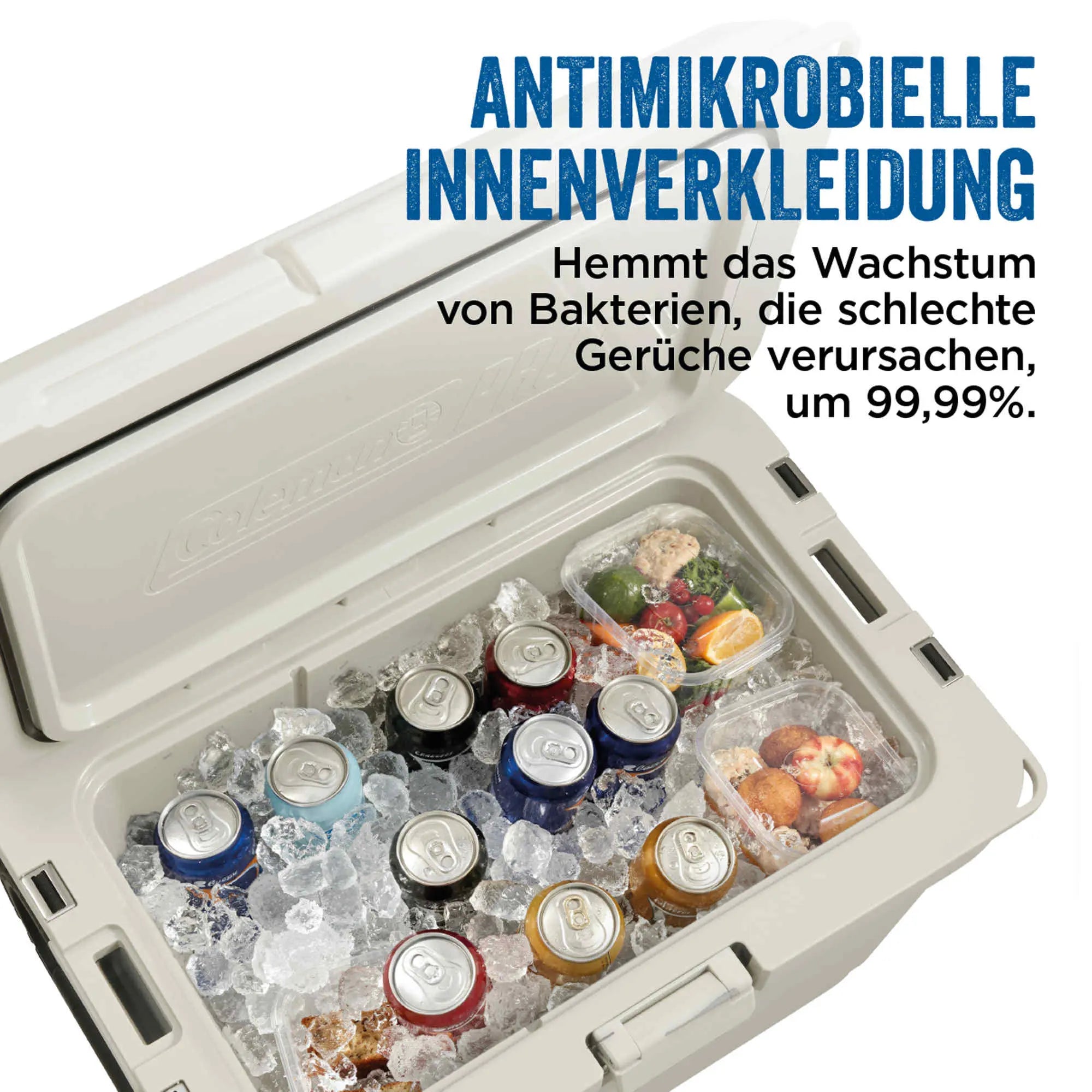 Coleman PRO 55QT Wheeled | 52 Liter Kühlbox mit Rollen | 5 Tage Kühlung  Kühlbox Campingaz & Coleman