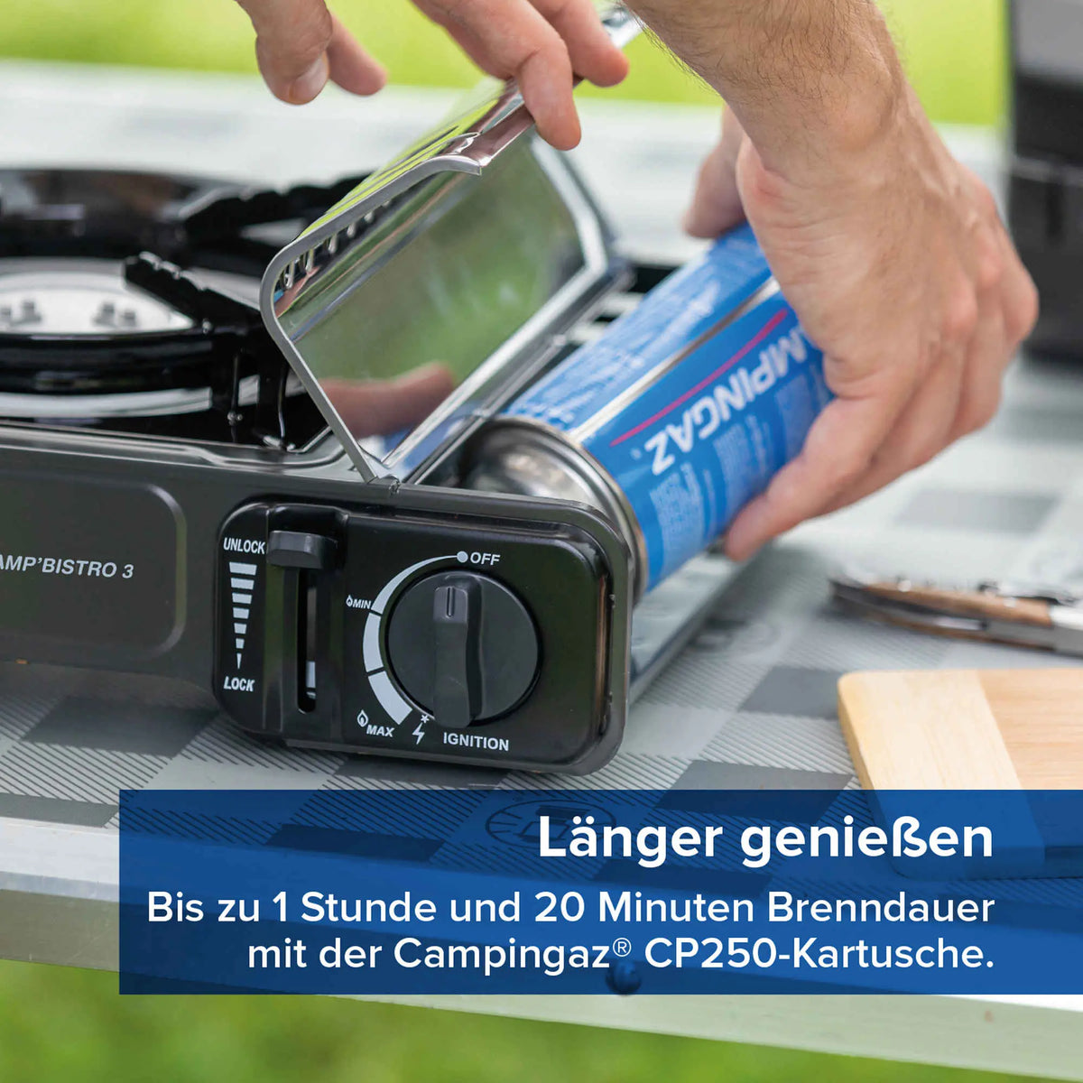 Campingaz Gaskocher Camp'Bistro 3 mit Grillplatte | 1 Brenner  Gaskocher Campingaz & Coleman
