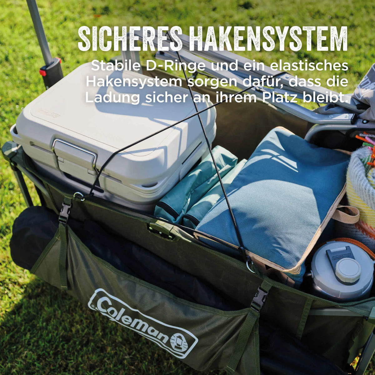camping bollerwagen Ultimate Terrain Wagon – Robust Outdoor Handcart – Campingaz & Coleman Ein Fahrradanhänger für den Sakyant Color:Vapor-OB-A