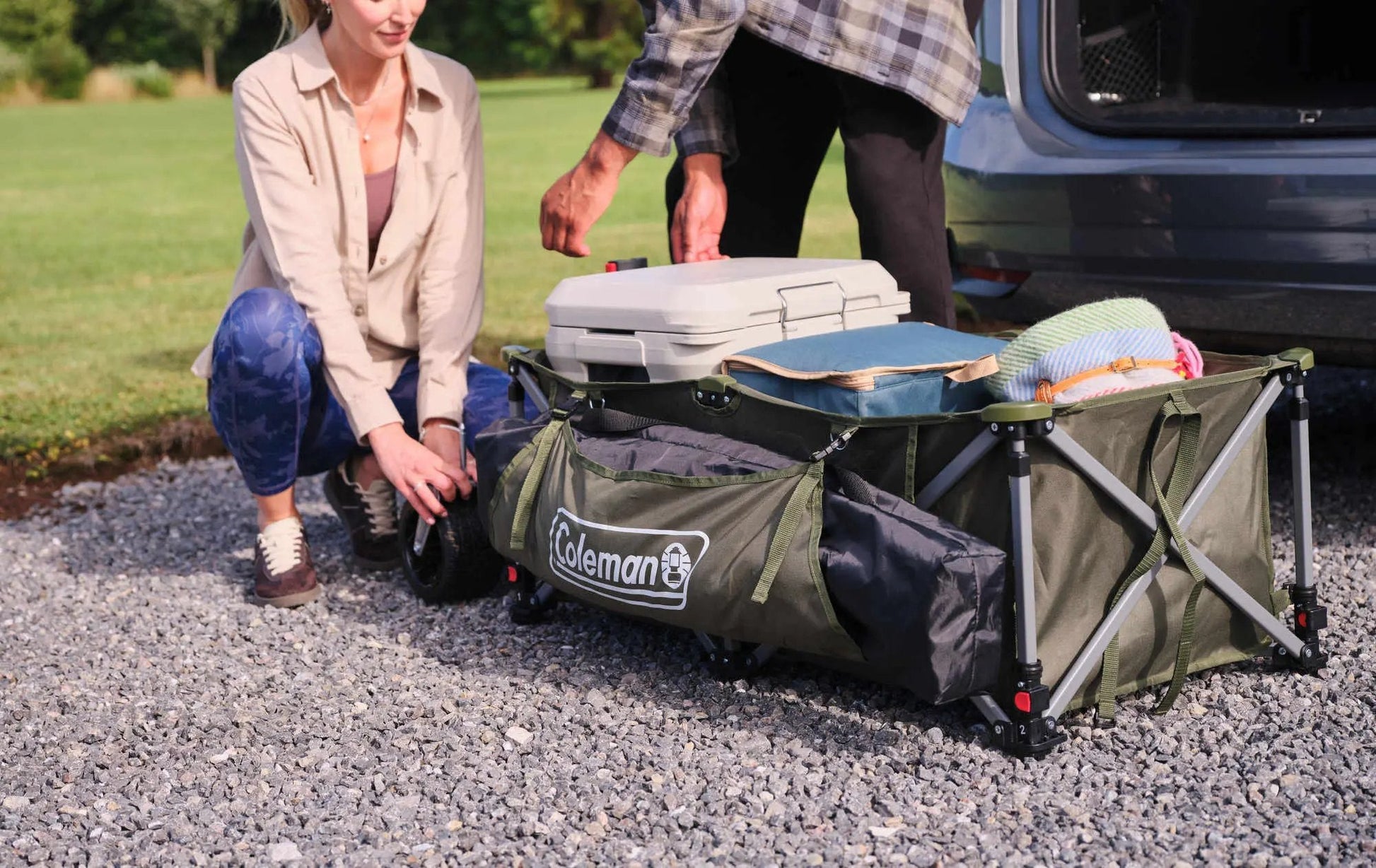 bollerwagen camp Ultimate Terrain Bollerwagen – Robuster Outdoor-Handwagen – Campingaz & Coleman