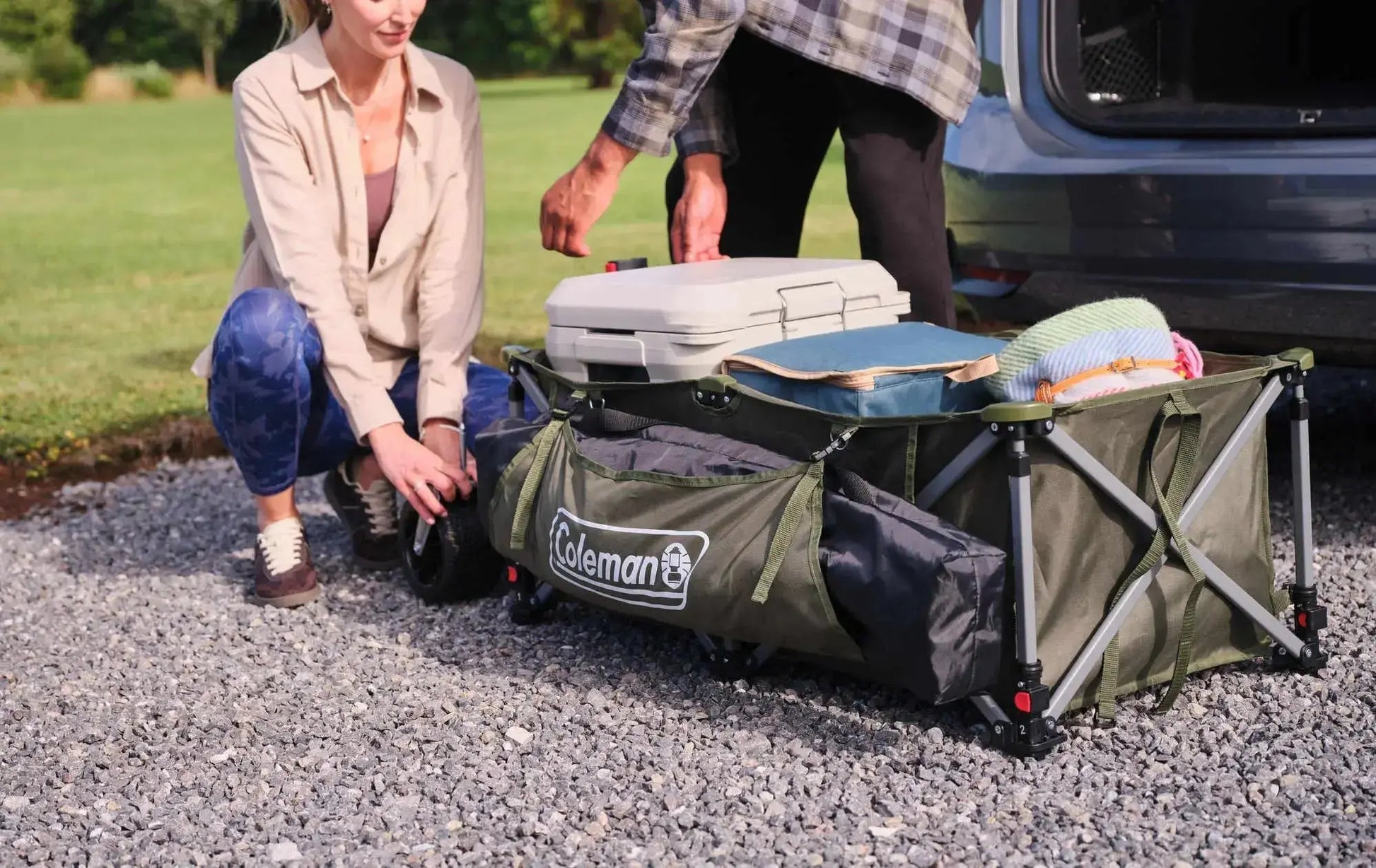 Ultimate Terrain Wagon – Robust Outdoor Handcart – Campingaz & Coleman
