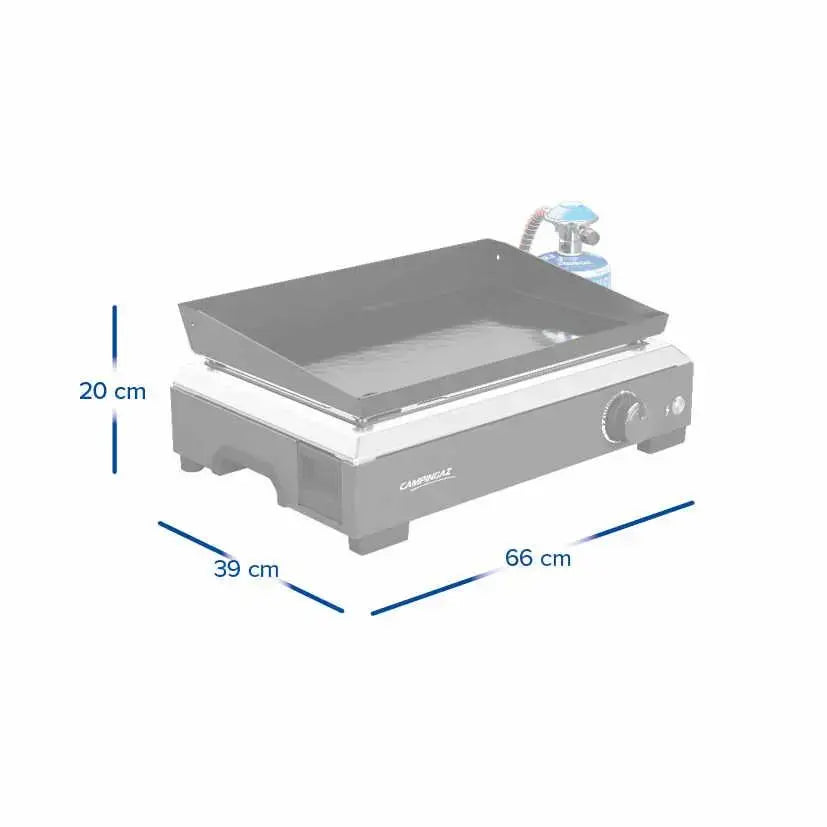 Campingaz Othello 1 CV Plancha-Gasgrill | Heiße Grillpllatte | 1 Brenner  Plancha-Grill Campingaz & Coleman