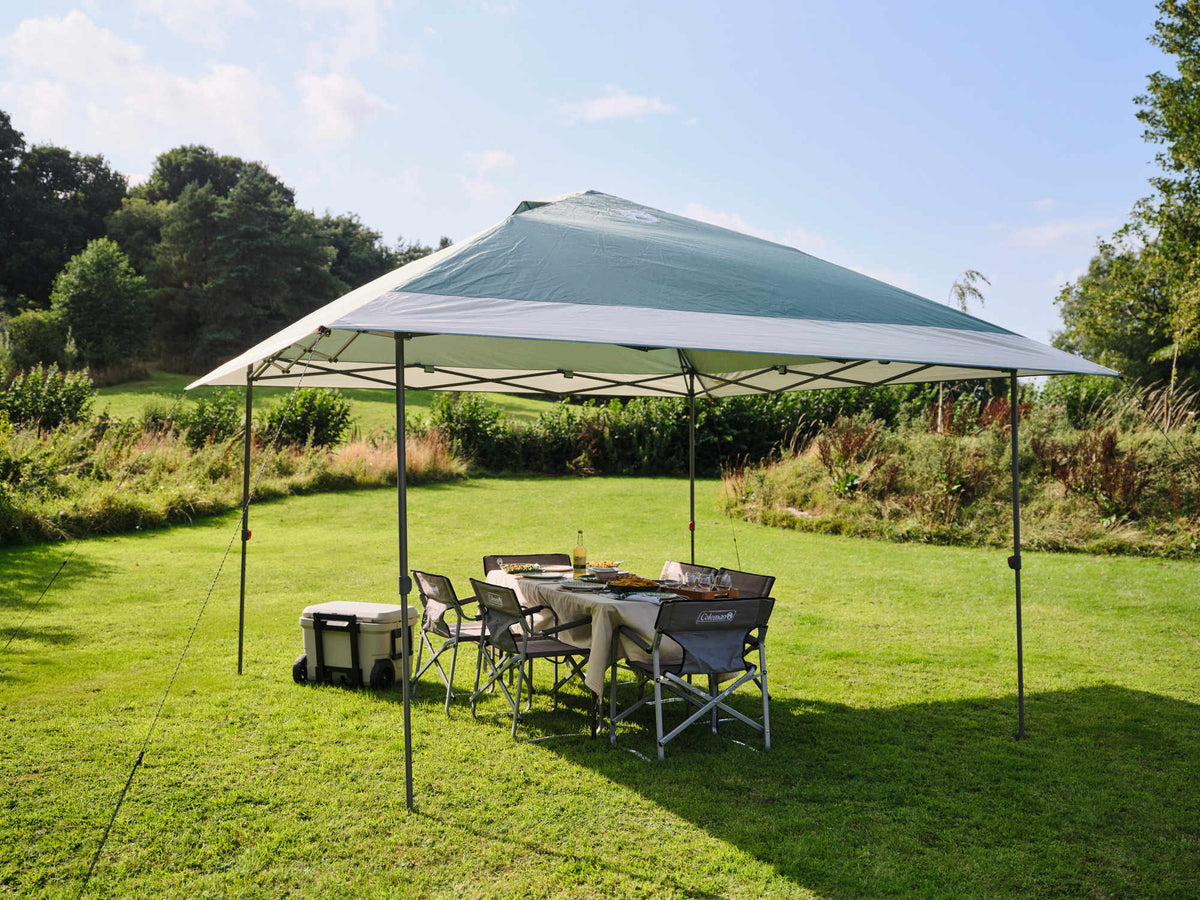 Coleman FastPitch OnePush Shelter Pavillon L | 4 x 4 m  Pavillon Campingaz & Coleman