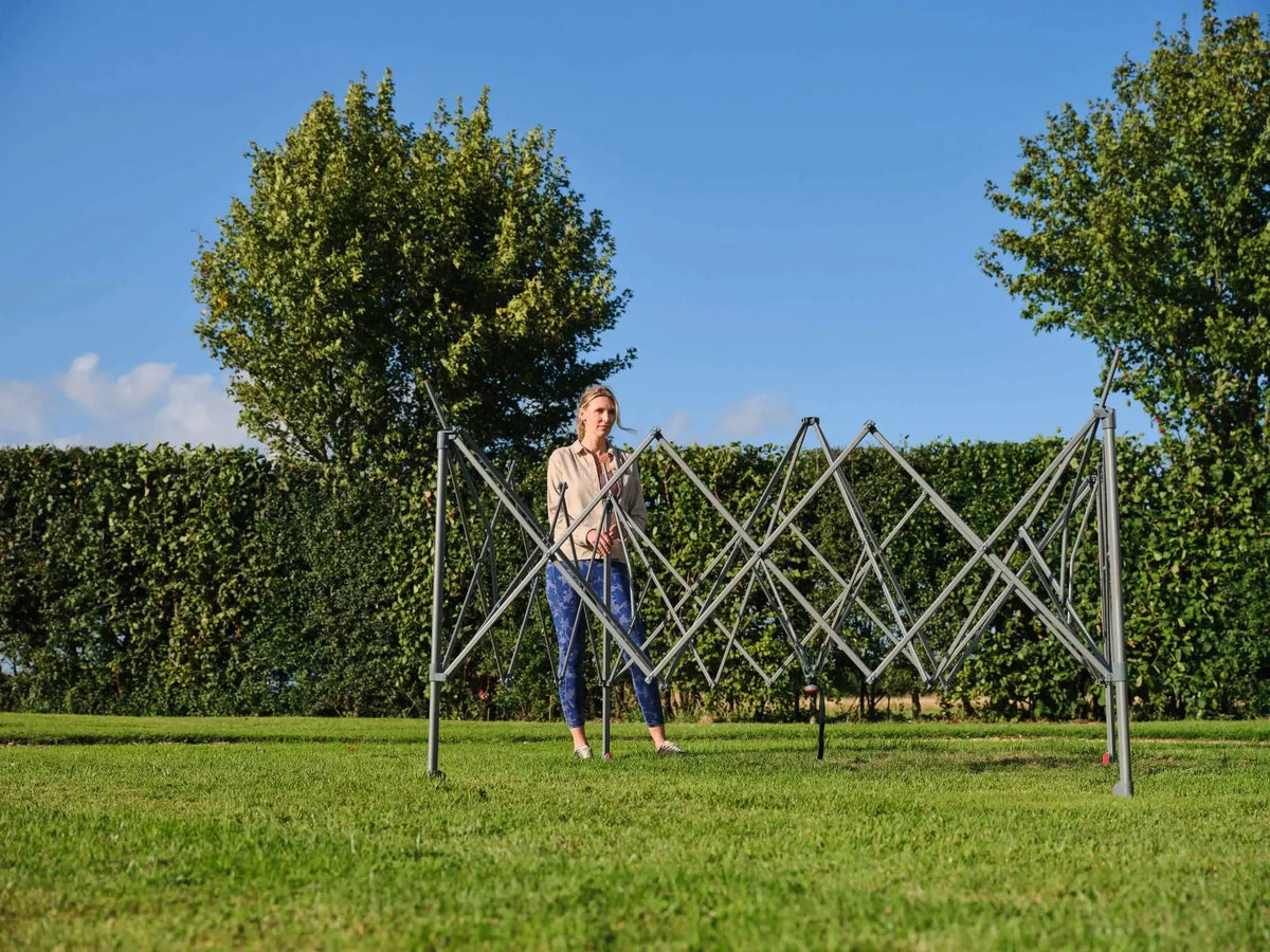Coleman FastPitch OnePush Shelter Pavillon L | 4 x 4 m  Pavillon Campingaz & Coleman