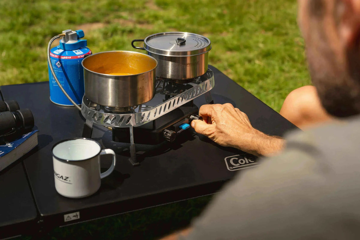 Campingaz Gaskocher Camp & Trek Twin Connect CV | 2 Brenner  Gaskocher Campingaz & Coleman